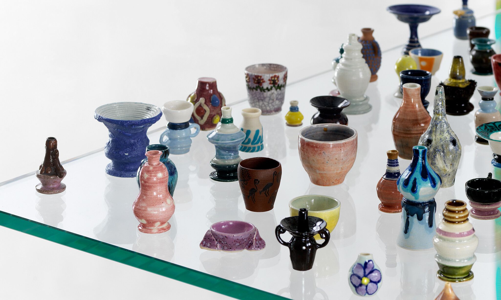A detail form an artwork by Charles LeDray, called Untitled, dated 1996 to 2003.