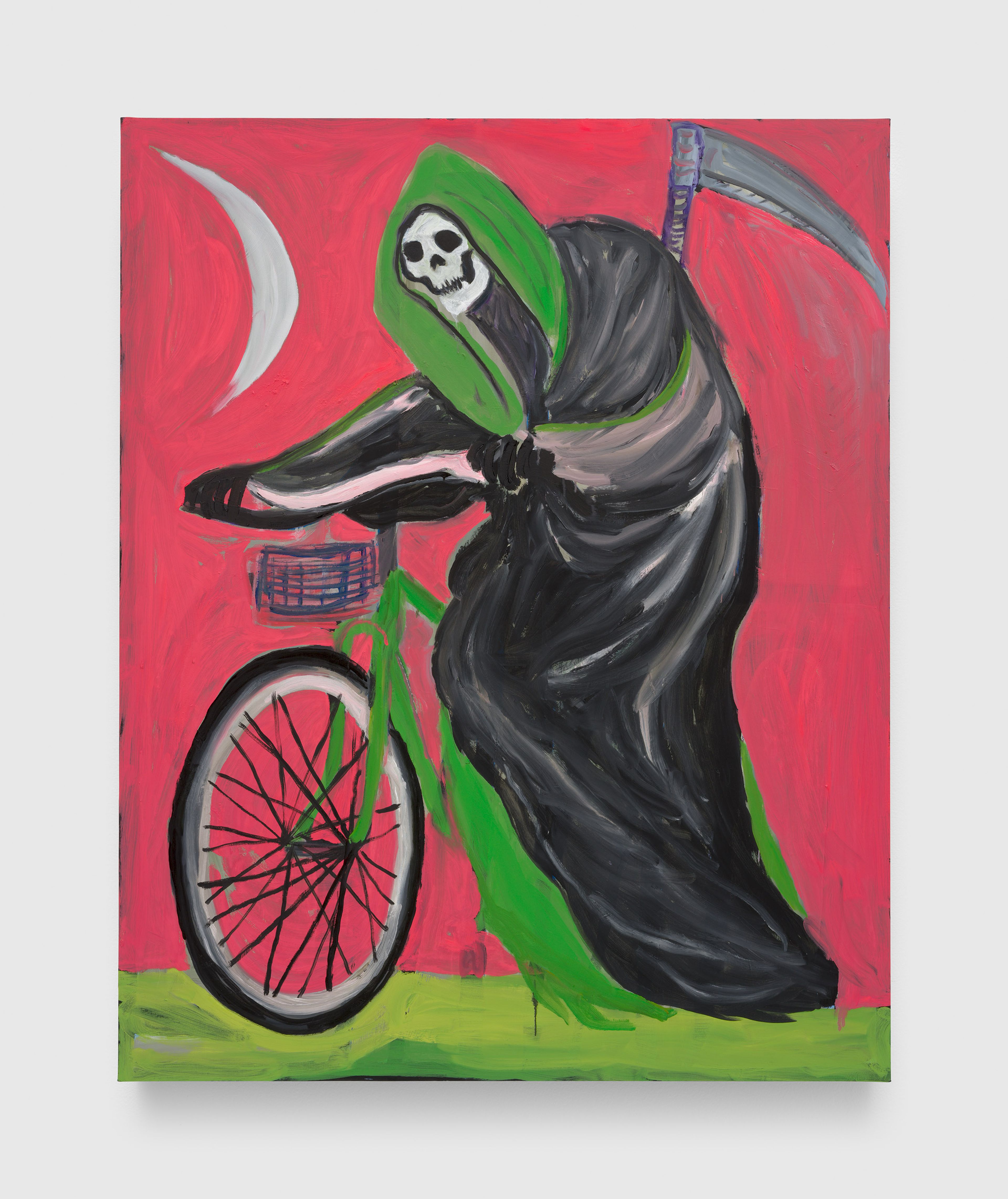 A painting by Josh Smith, titled Beautiful Life, dated 2025.