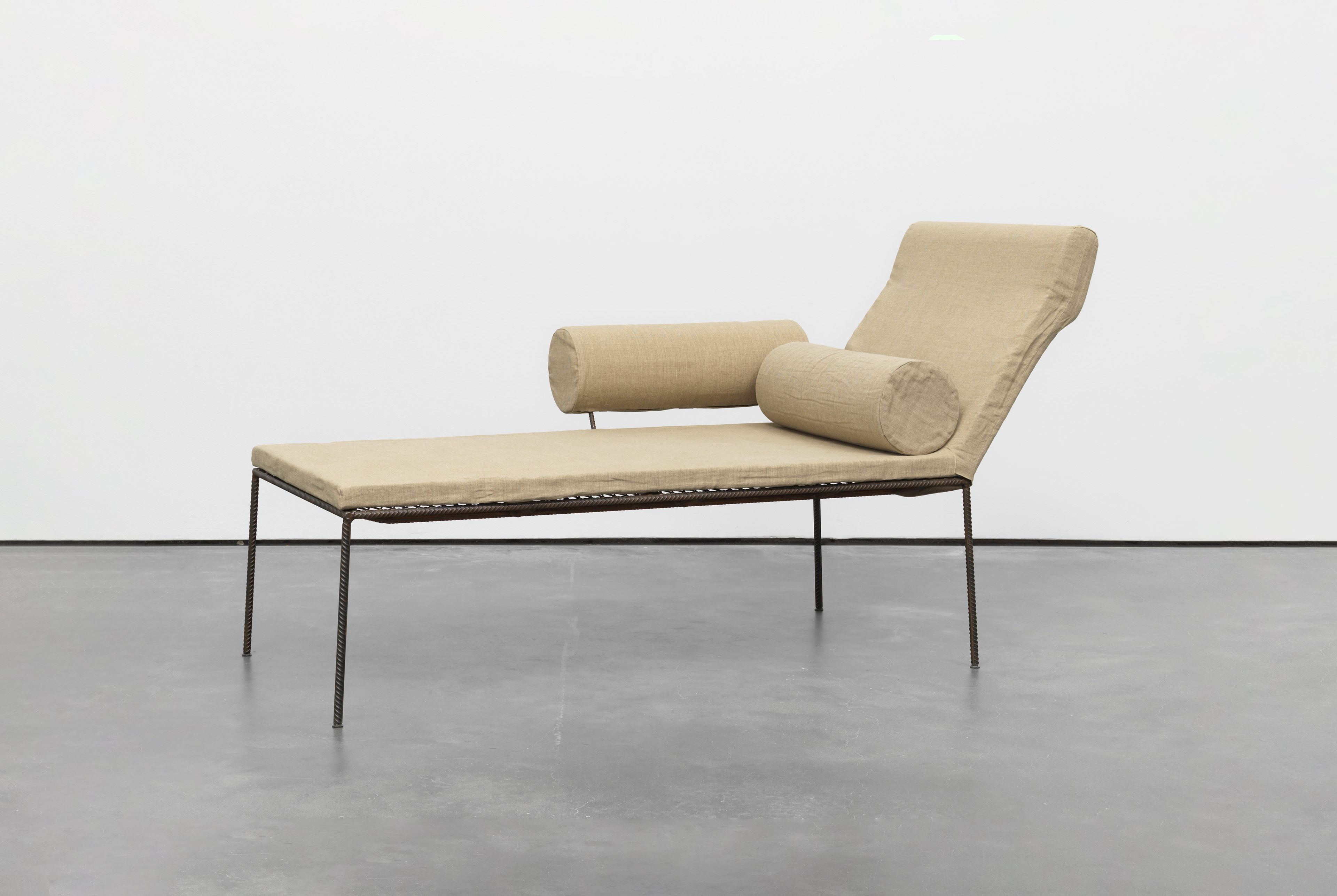 A furniture work by Franz West, titled Chaiselognue (Chaise Longue), dated 1992/2015.