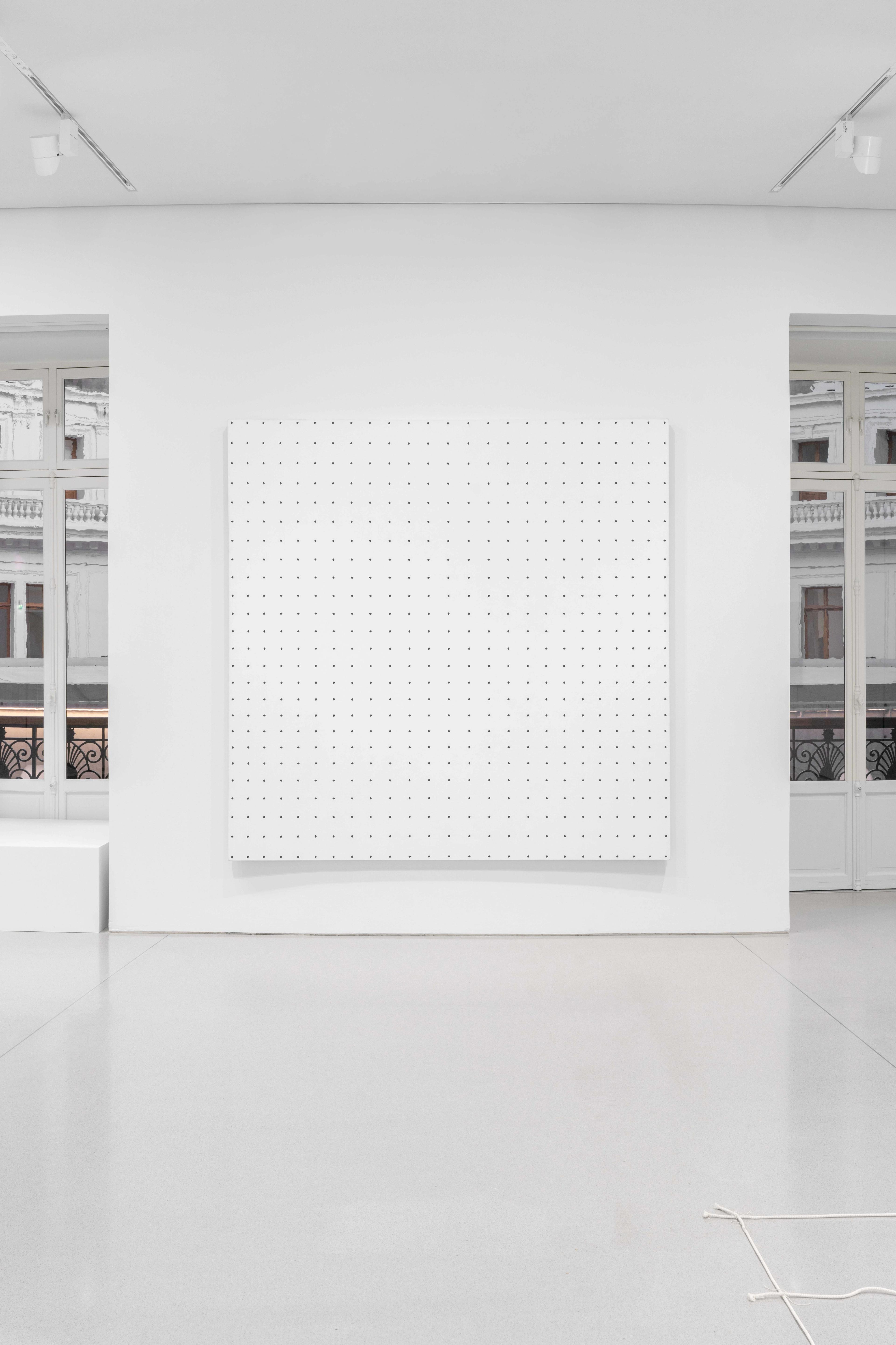 Installation view of Bridget Riley in Minimal at the Bourse de Commerce – Pinault Collection located in Paris, France dated 2025