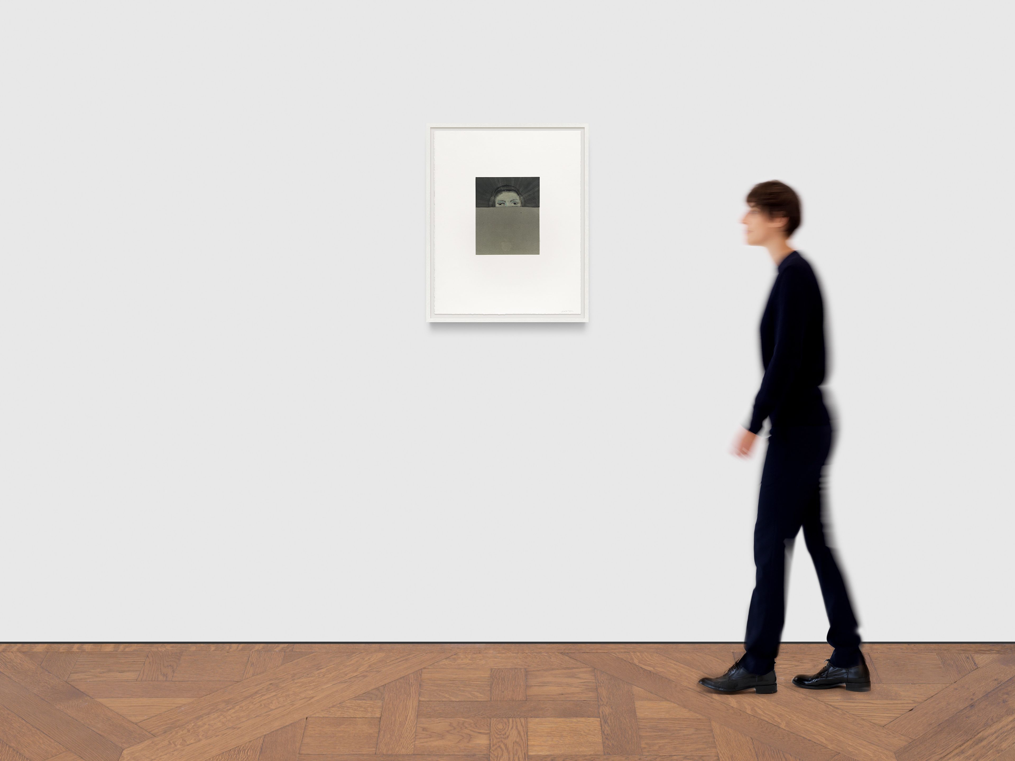A print by Aubrey Levinthal, titled Laptop (Glow), dated 2025.