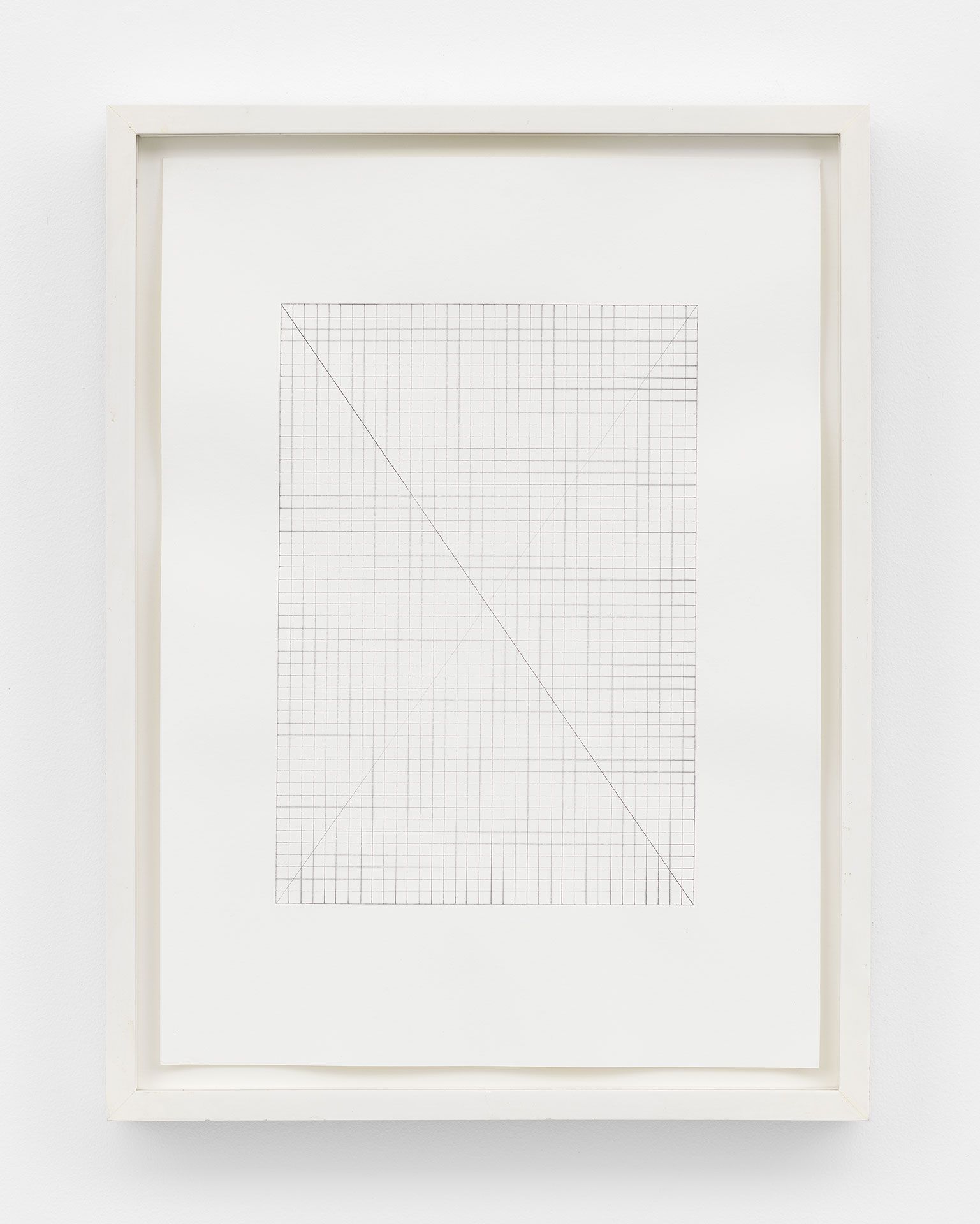 "Untitled" (Bloodwork - Steady Decline) A drawing by Felix Gonzalez-Torres, titled "Untitled" (Bloodwork – Steady Decline), dated 1994.