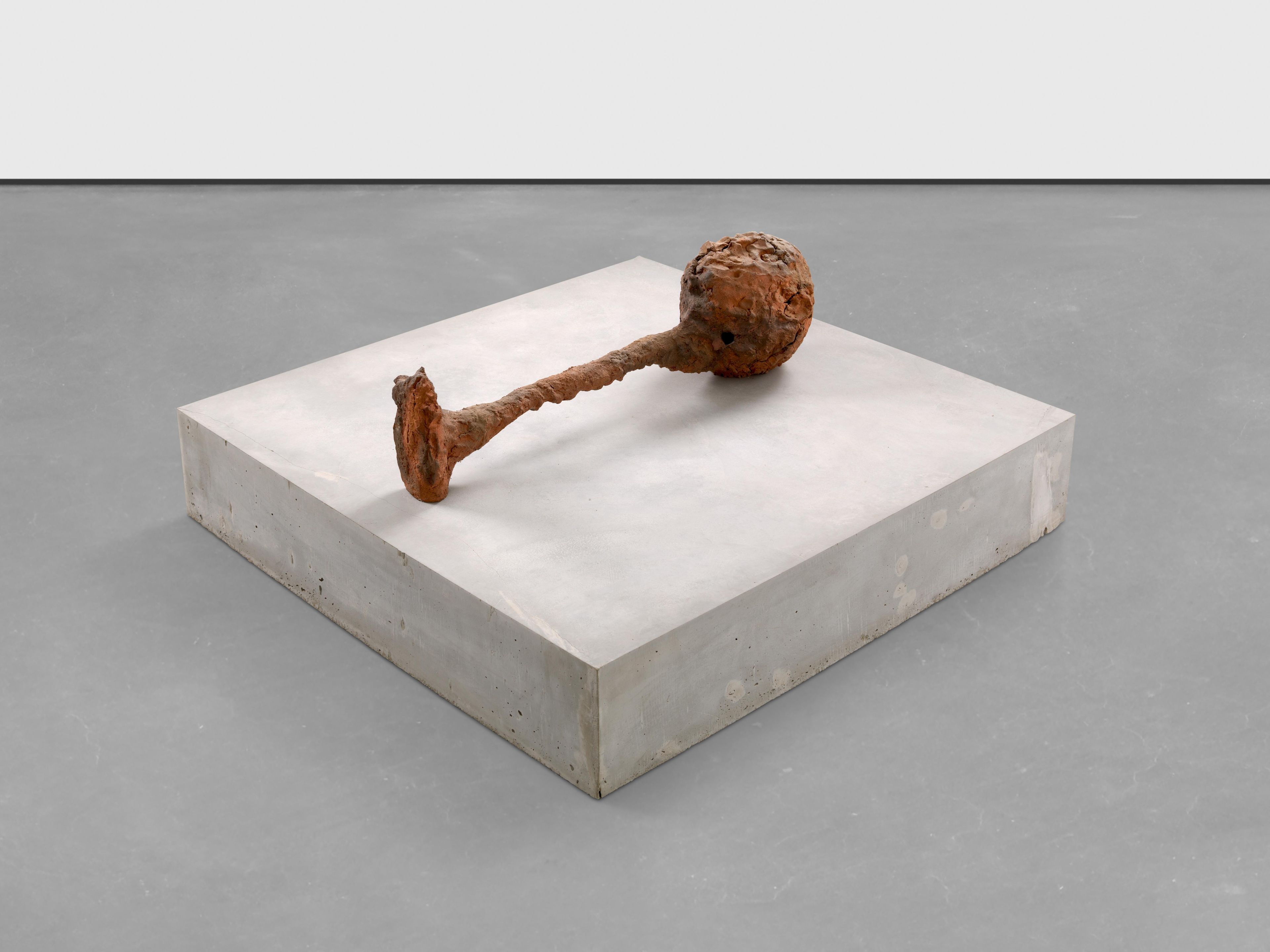 An untitled sculpture by Huma Bhabha, dated 2022.