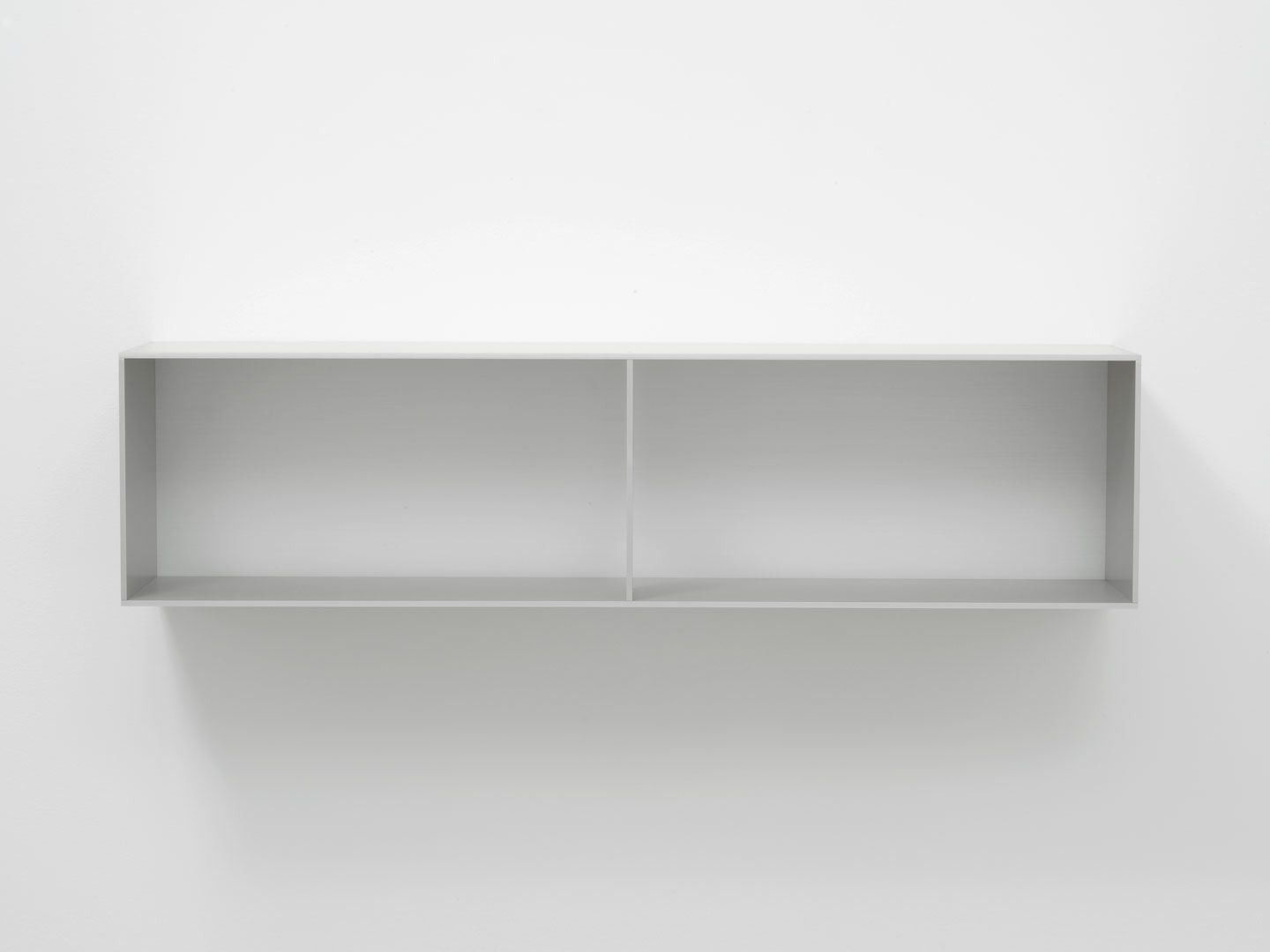 An untitled sculpture by Donald Judd, dated 1991.