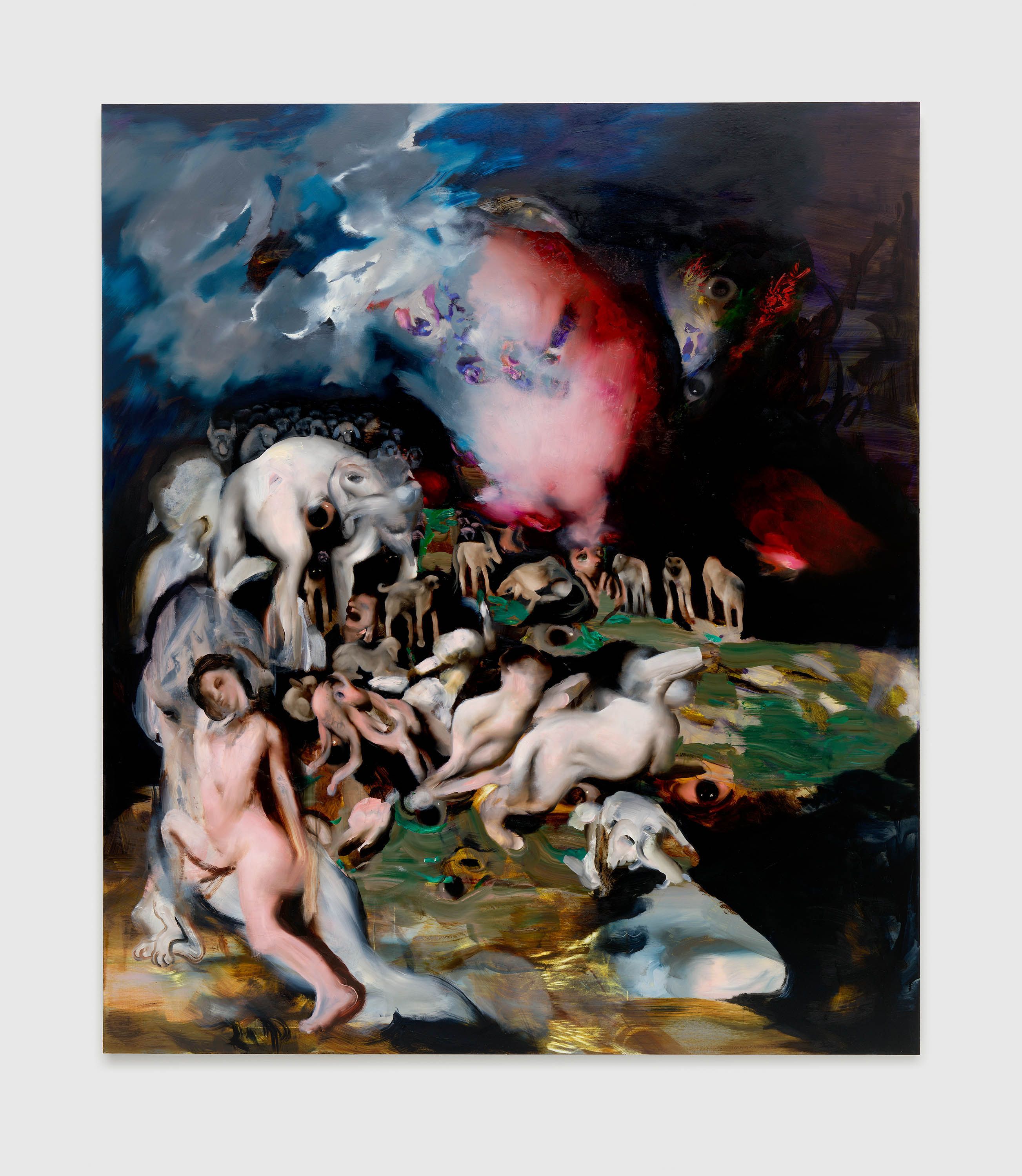 A painting by Ambera Wellmann, titled Impossession, dated 2022.