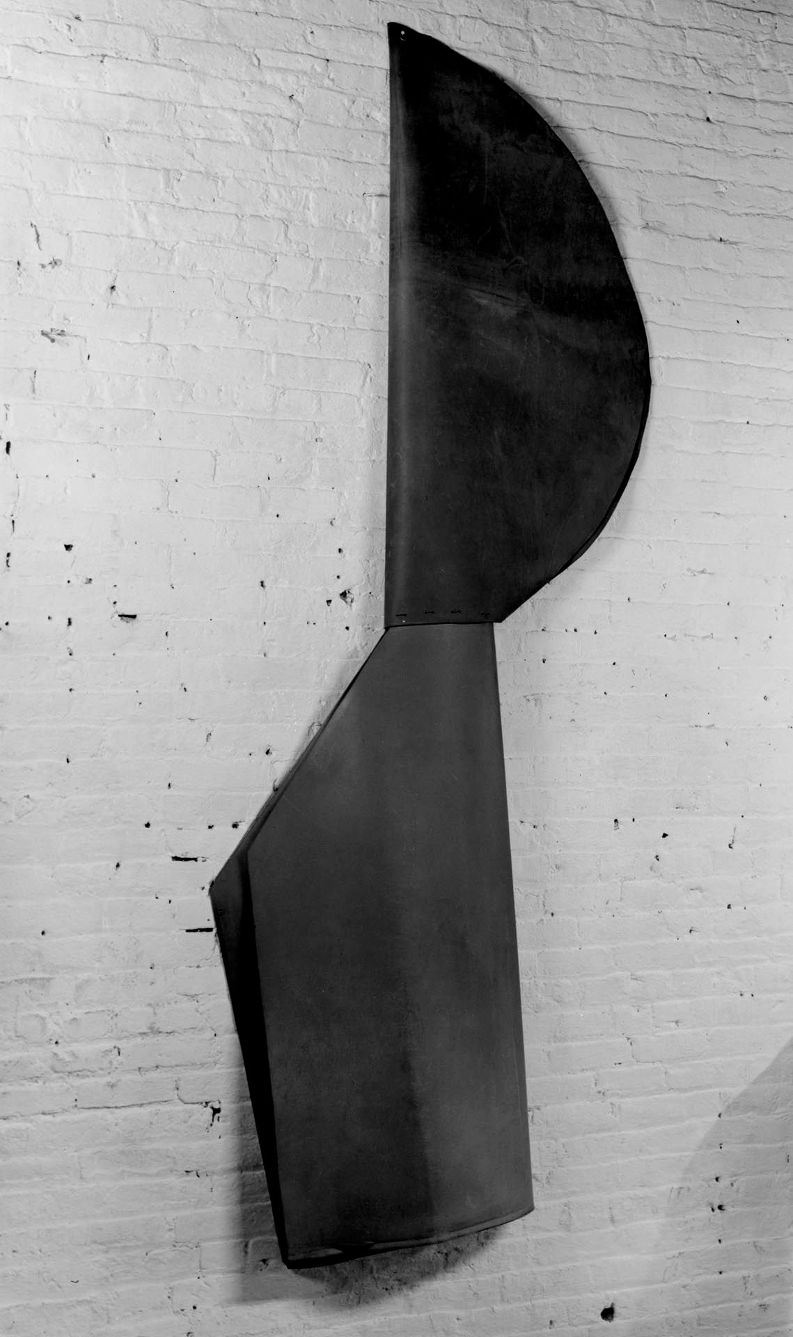 An untitled rubber sculpture by Richard Serra, dated 1967.