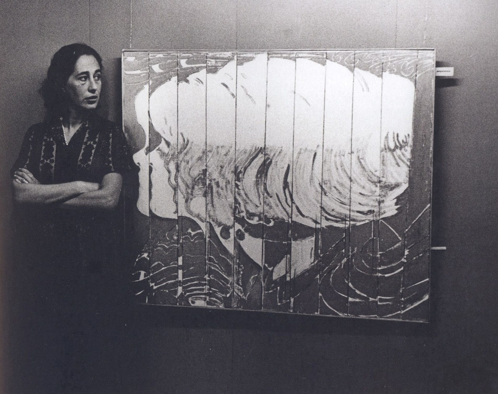 A photo of Giosetta Fioroni, dated 1965