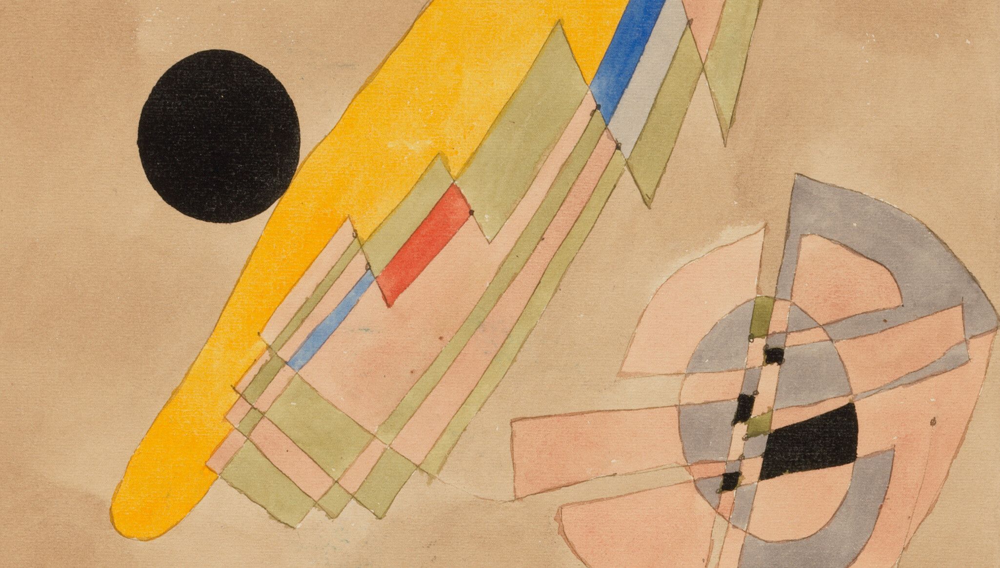 An artwork by Paul Klee, titled physiognomische Genesis (Physiognomic genesis), dated 1929
