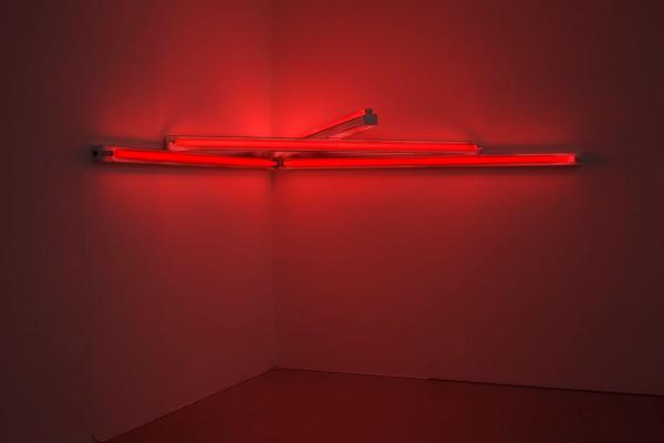 Dan Flavin — monument 4 for those who have been killed in ambush (to P.K. who reminded me about death)