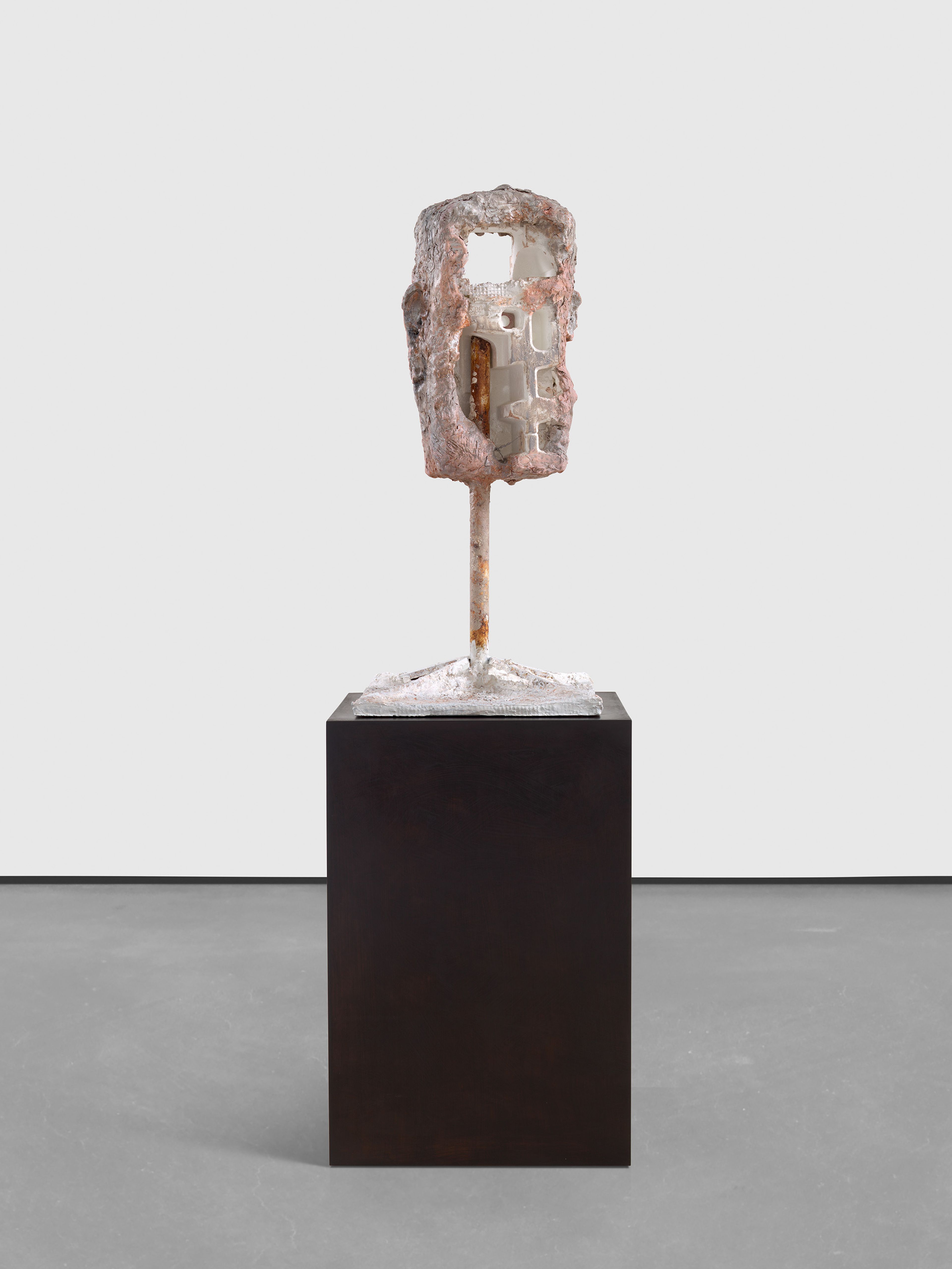 A mixed media sculpture by Huma Bhabha, titled Lucky, dated 2022.