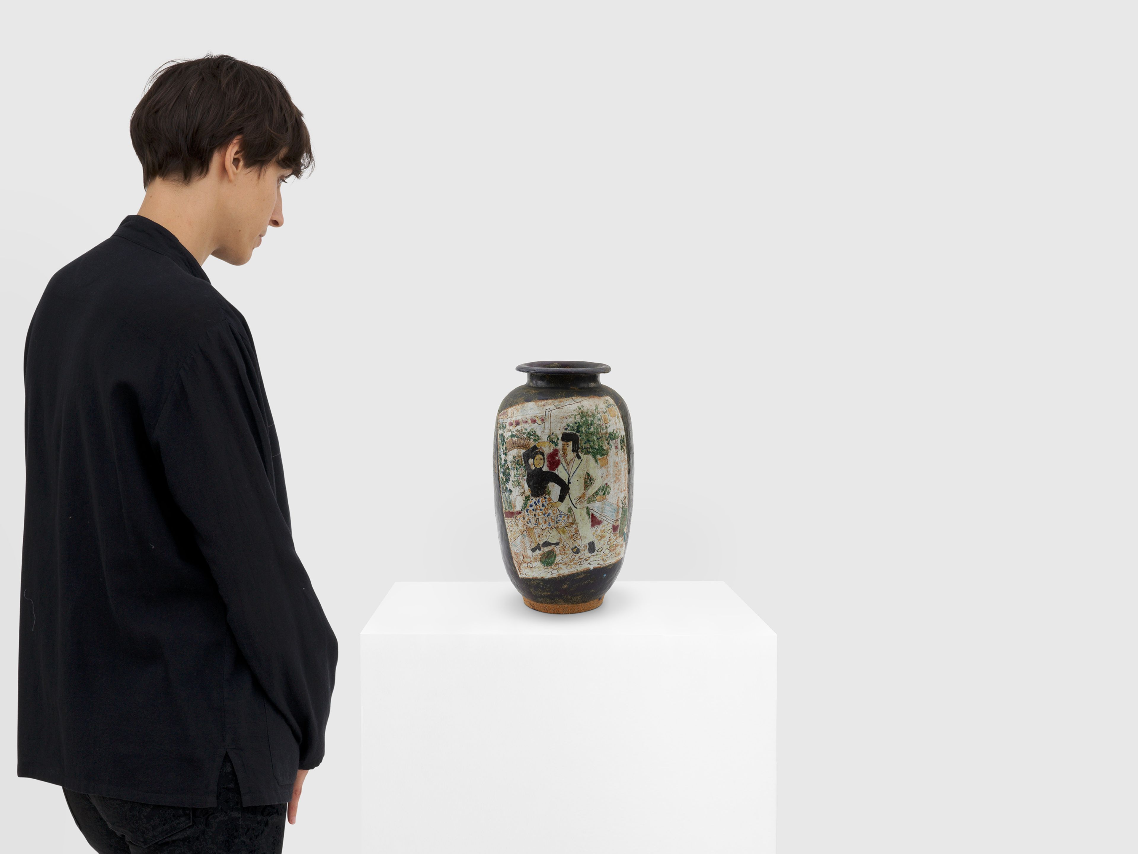 An untitled sculpture by Magdalena Suarez Frimkess and Michael Frimkess, dated 1992.