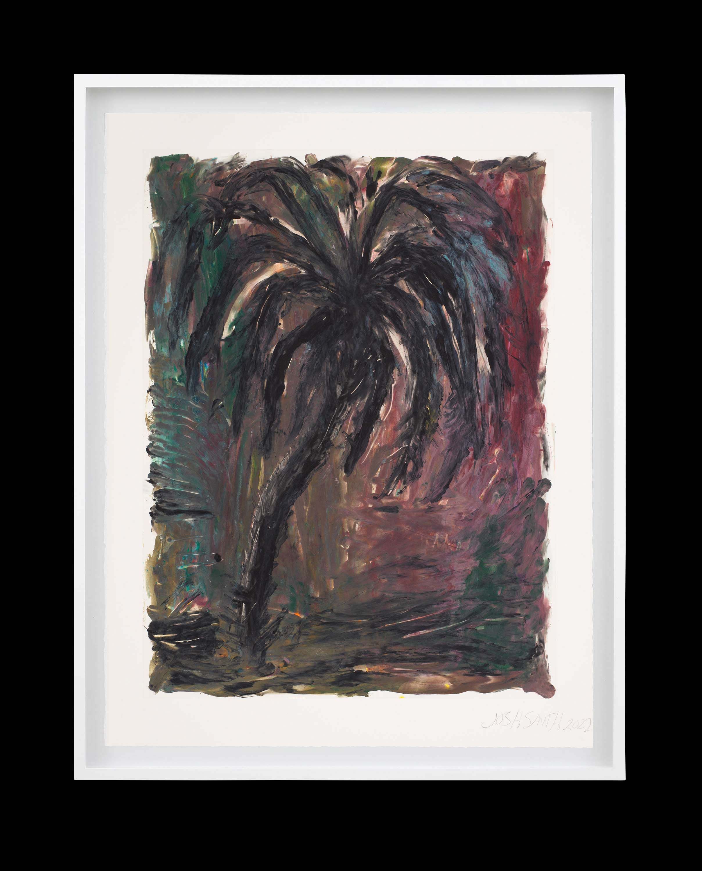 An untitled print by Josh Smith, dated 2022.