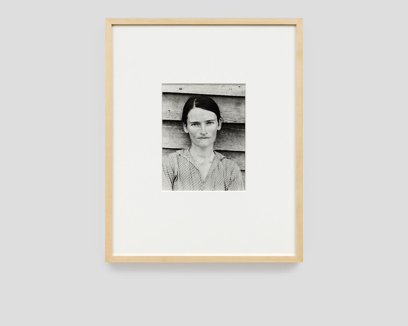 A photo from a series by Sherrie Levine, titled After Walker Evans: 1–22, dated 1981.