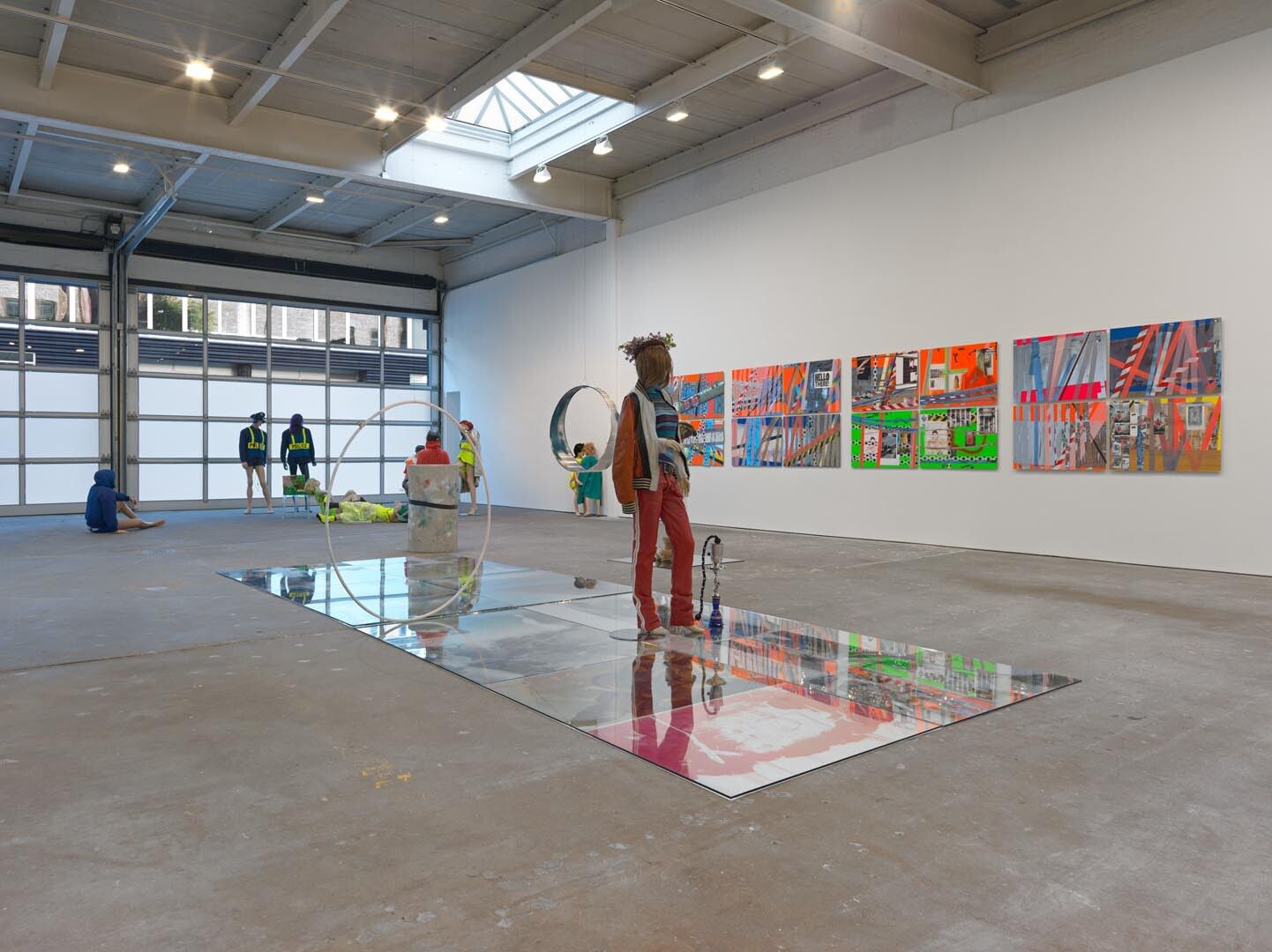 An installation view of the exhibition Isa Genzken, at David Zwirner New York, dated 2015.