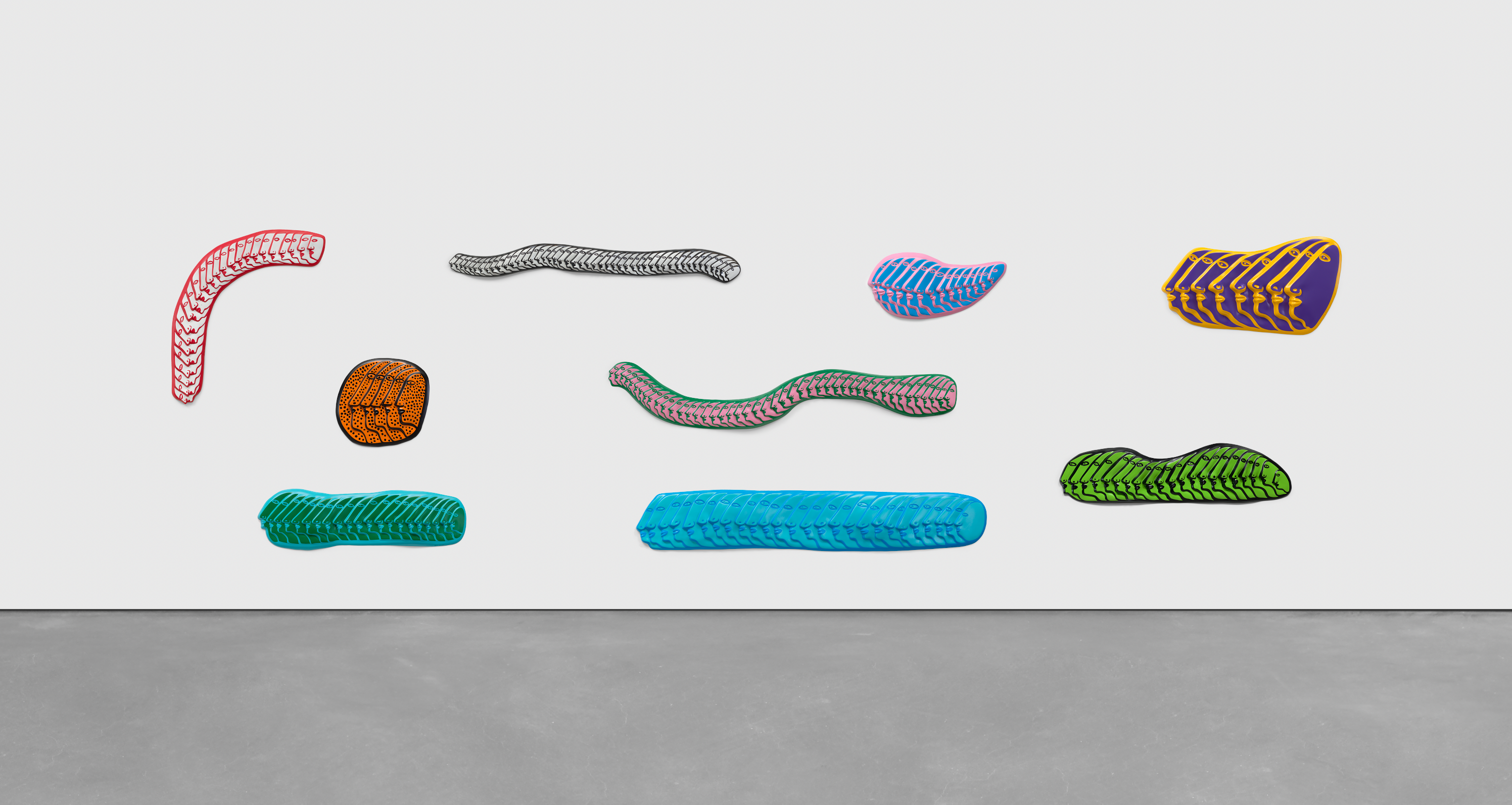 Installation view of works by Yayoi Kusama, David Zwirner, dated 2021