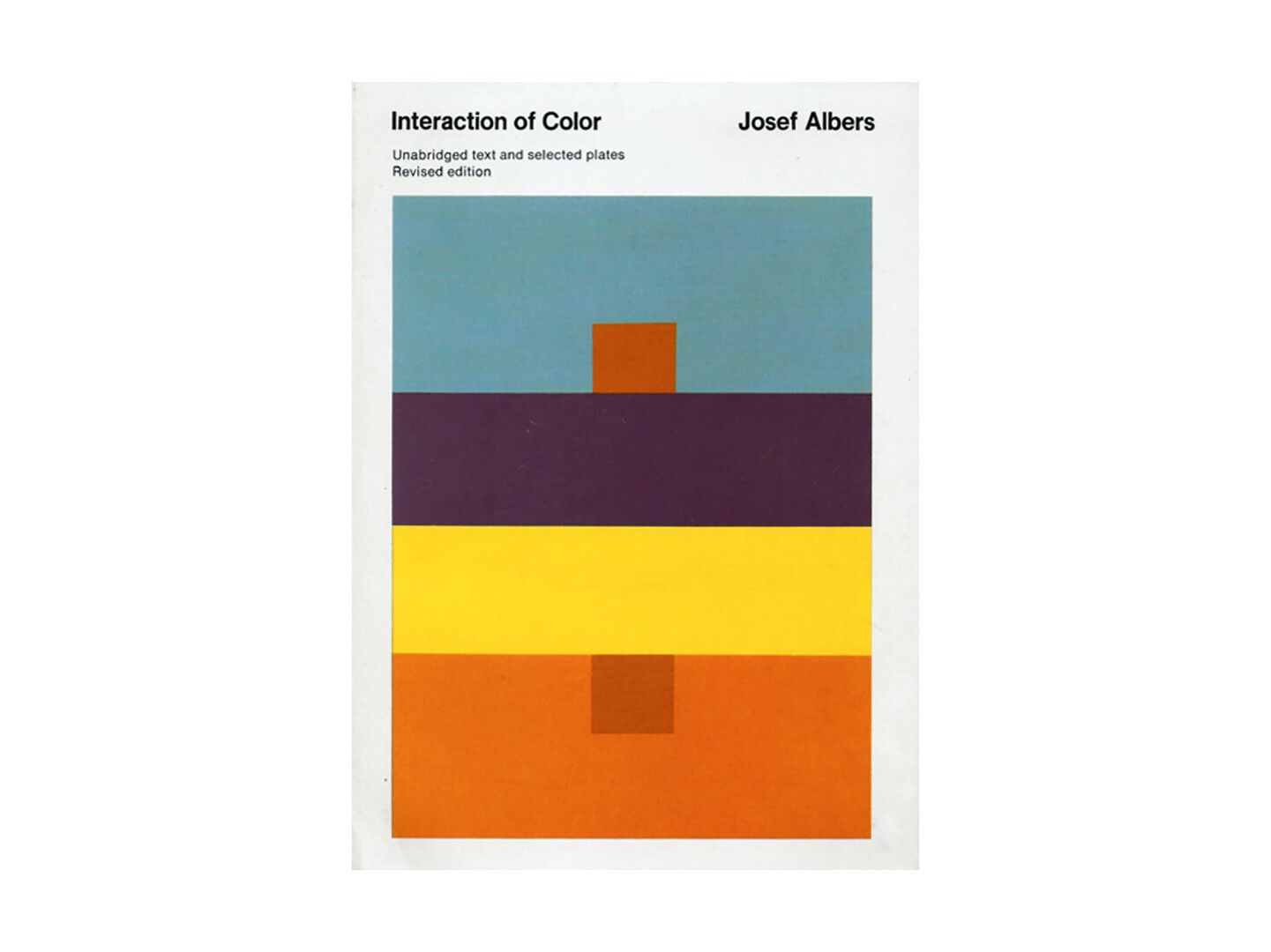 A publication titled Interaction of Color, written by Josef Albers, dated 1978.