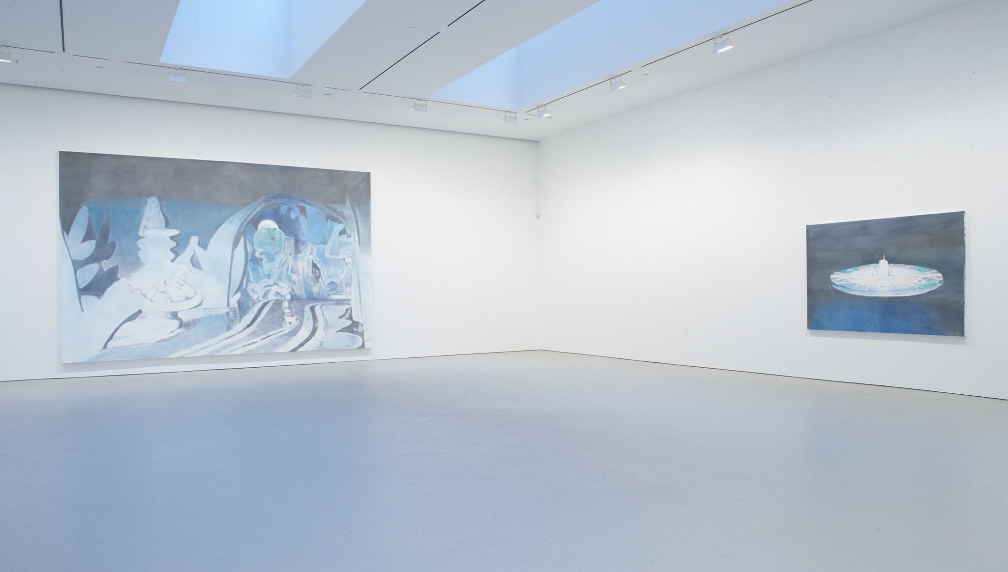 An Installation view, Luc Tuymans: Forever, The Management of Magic, David Zwirner, New York, dated 2007
