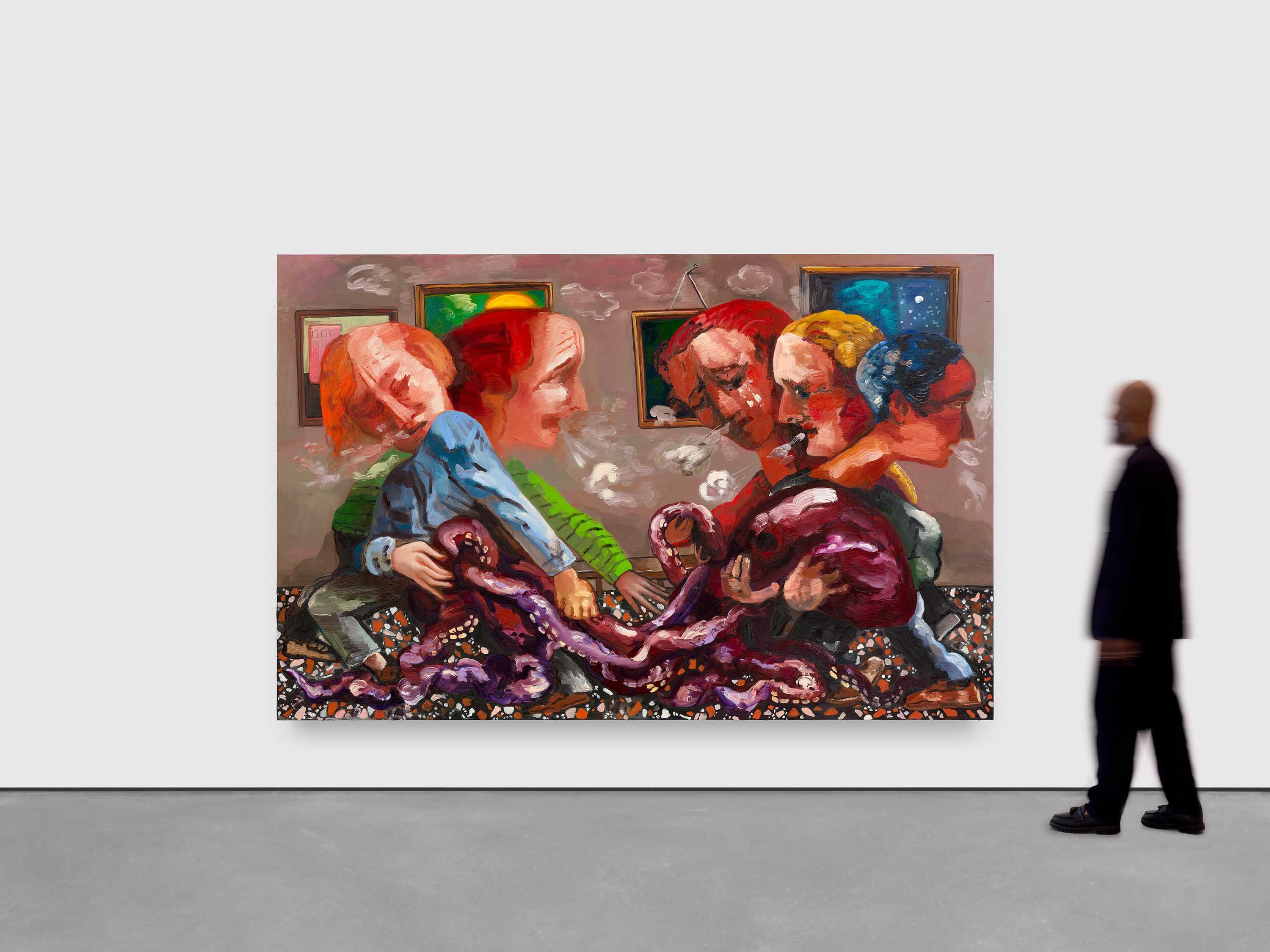 Dana Schutz: Mourning an Octopus, 2024 | David Zwirner