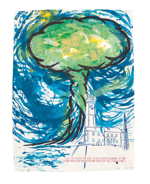 Raymond Pettibon — No Title (We see with...)