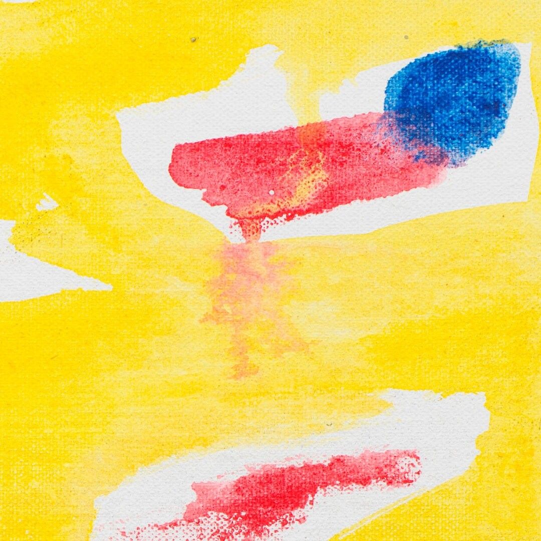 A detail from a painting by Raoul De Keyser, titled Airy (Vederlicht), dated 2010