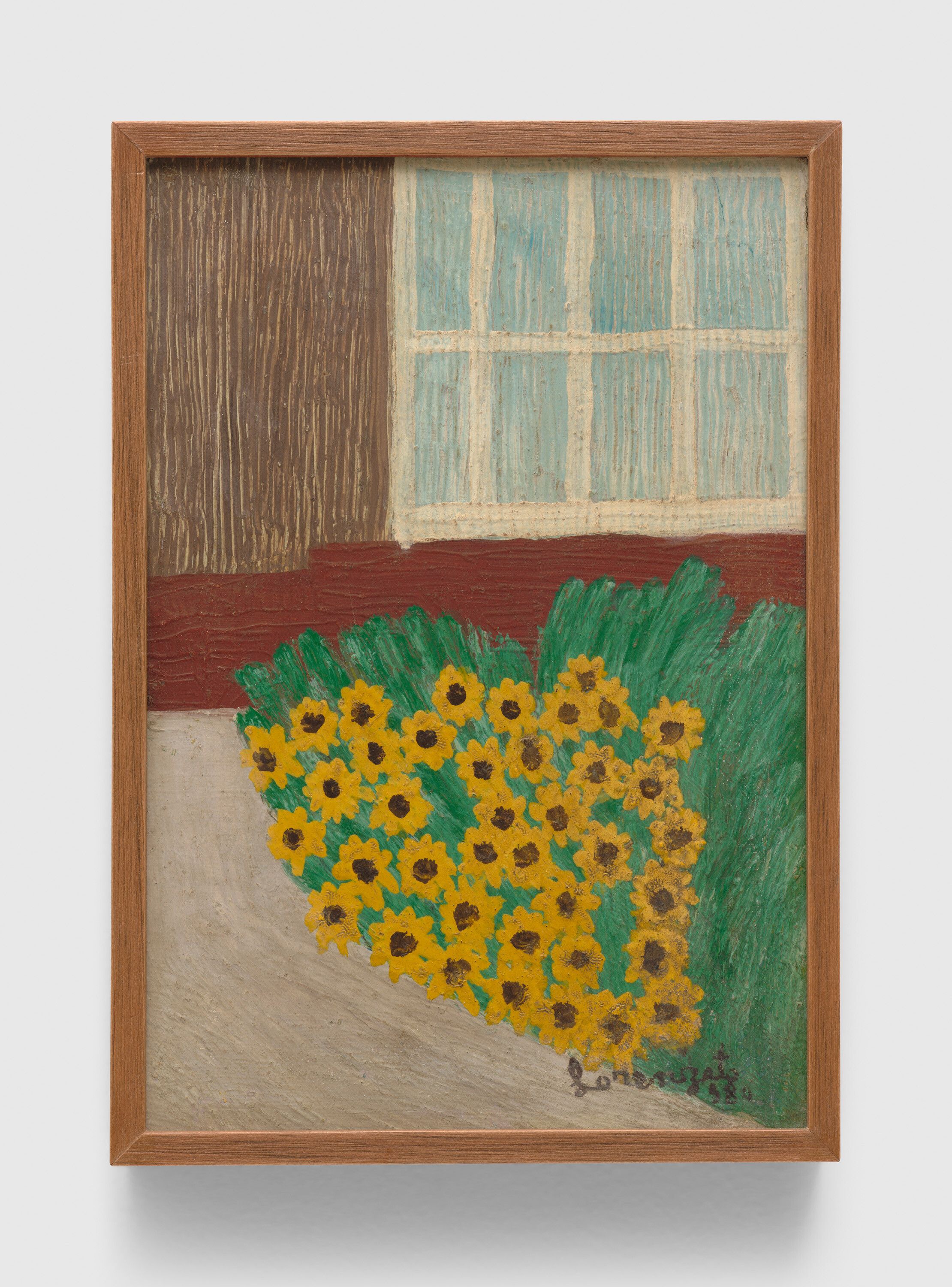 A painting by Amadeo Luciano Lorenzato, titled Sem título (Untitled), dated 1980.