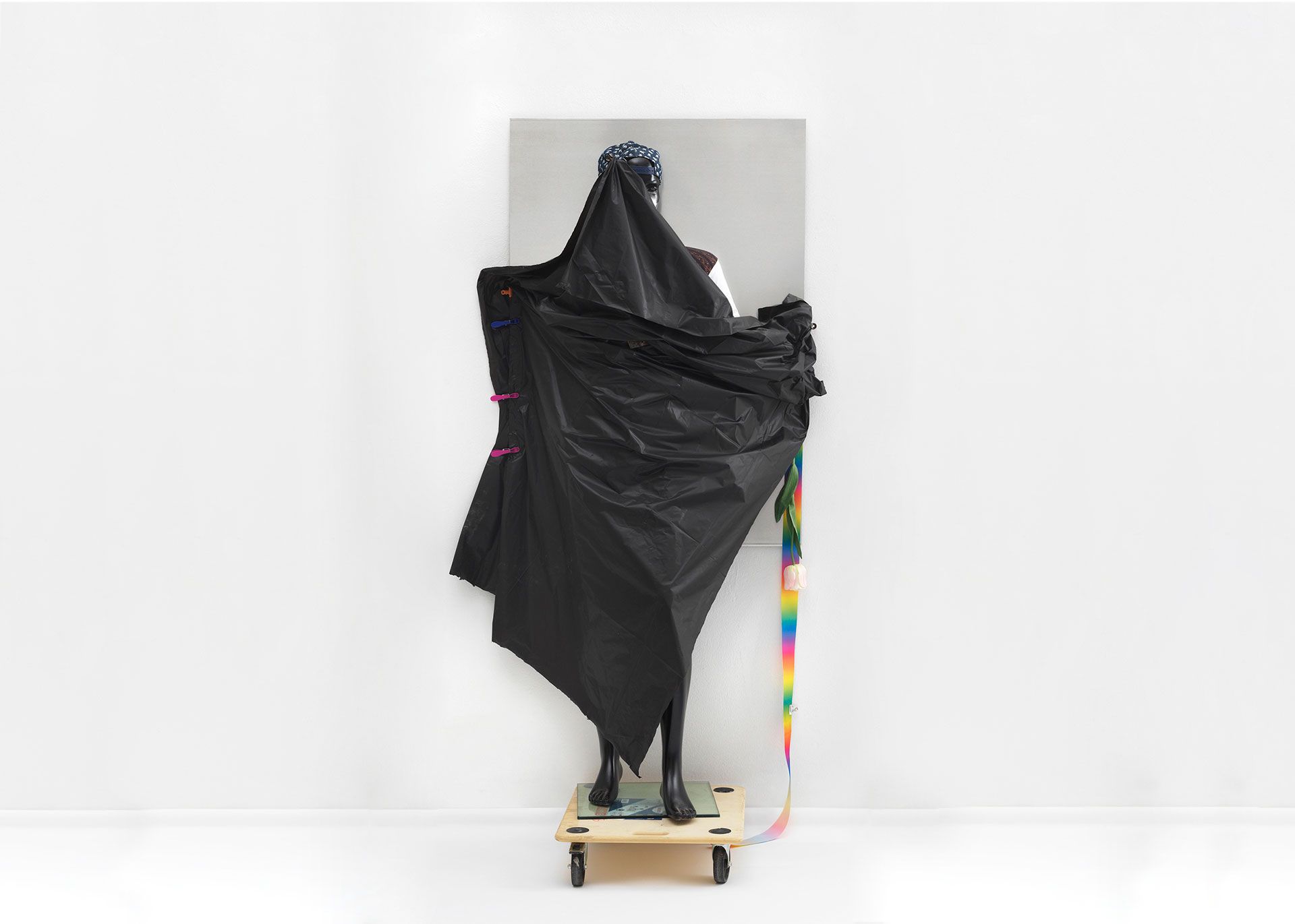 An untitled sculpture by Isa Genzken, dated 2018. 