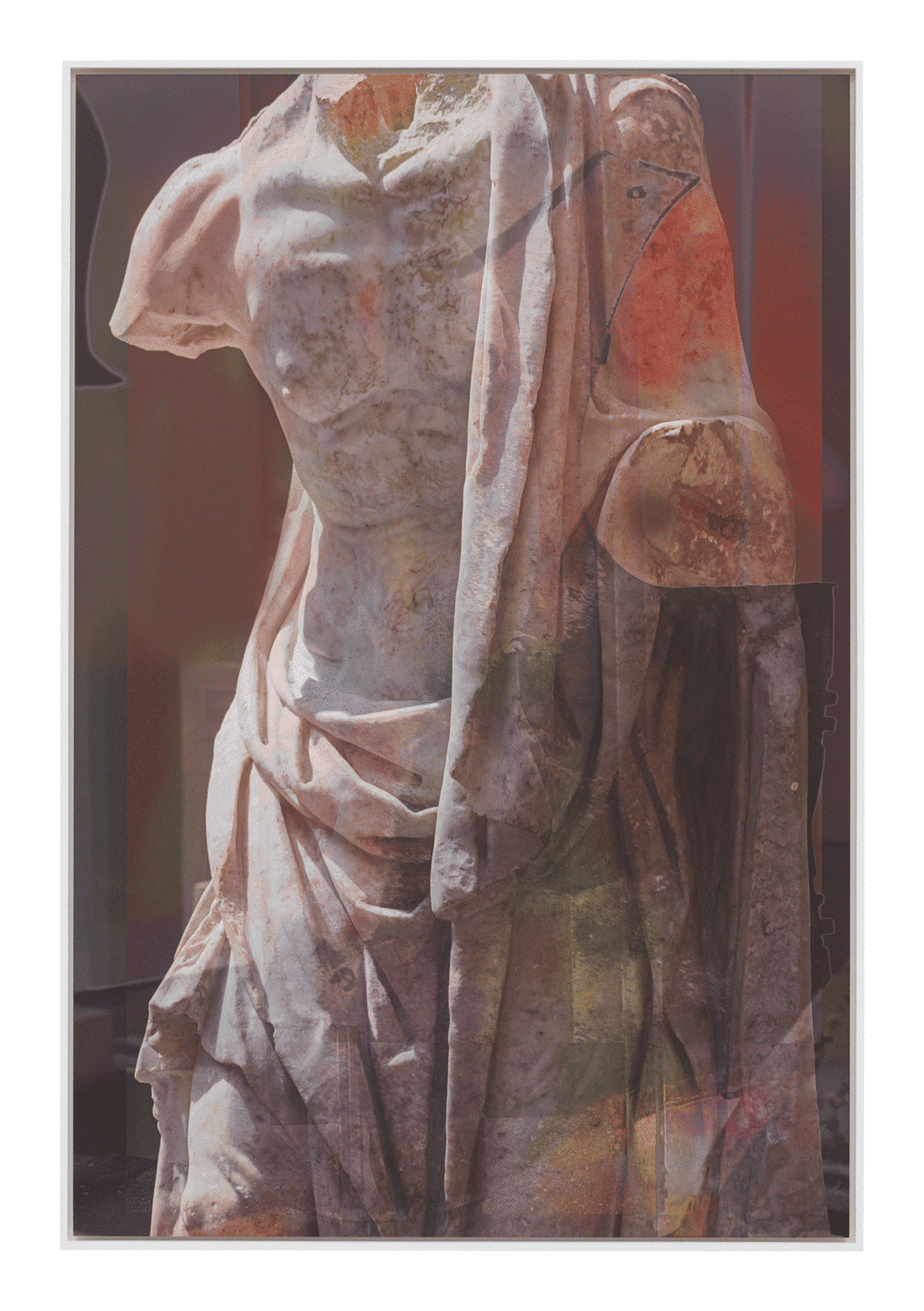 A UV-curable ink print on Dibond aluminum by James Welling, titled 3092, dated 2018.