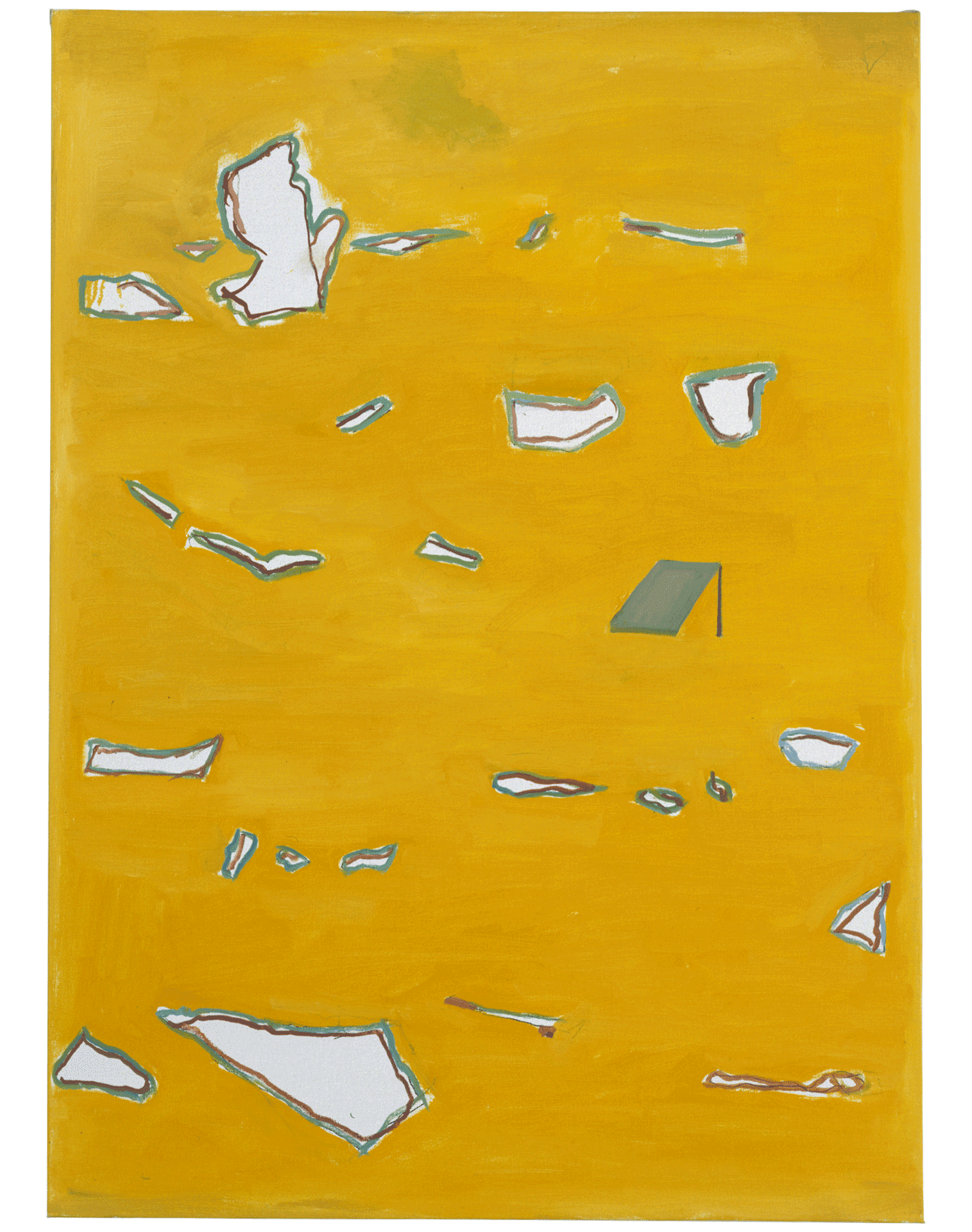 A painting by Raoul de Keyser, titled Resonant, dated 2003.