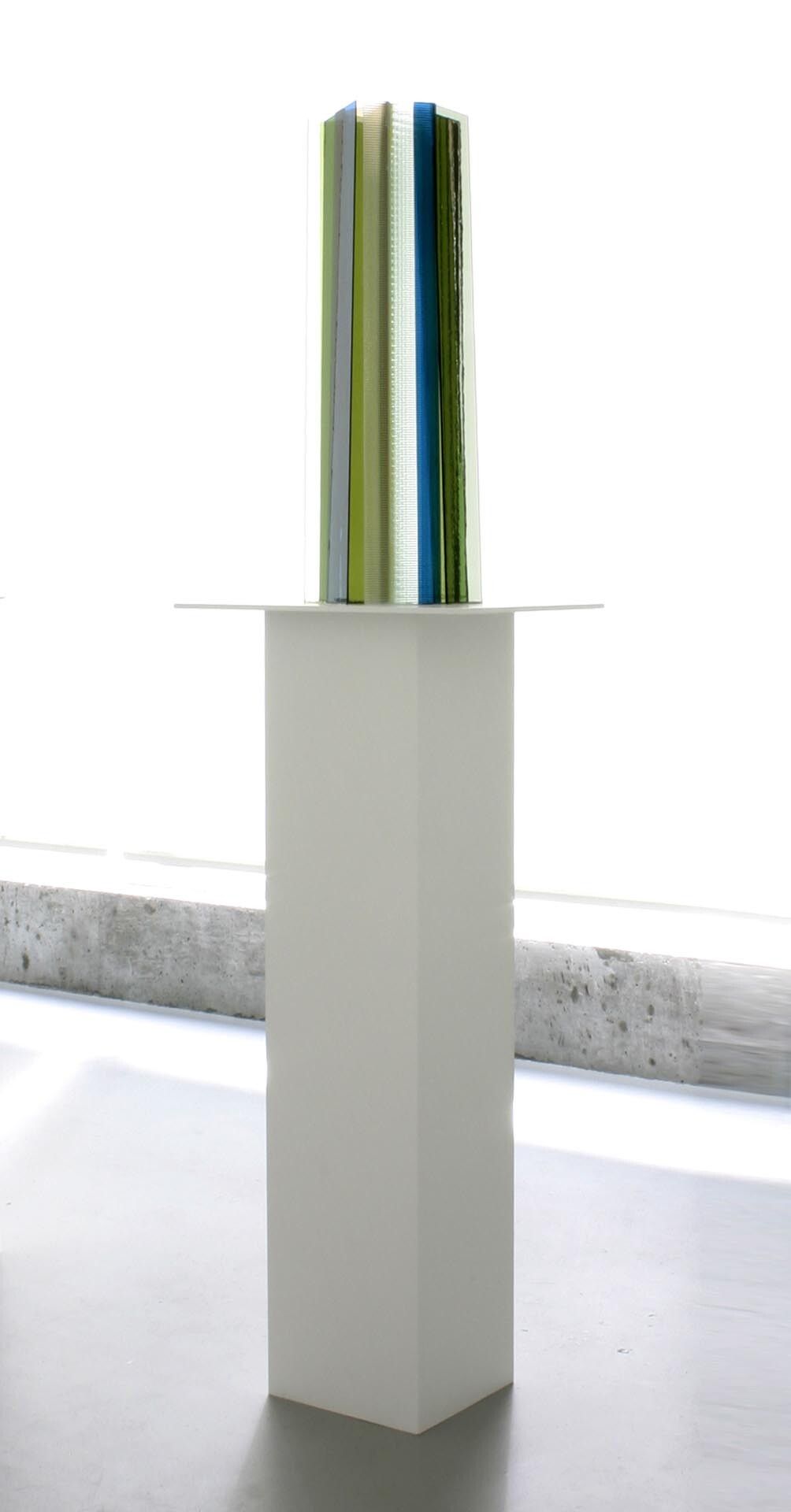 A sculpture by Isa Genzken, titled New Buildings, dated 2004.