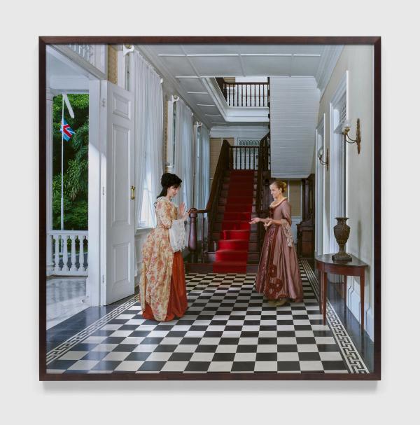 Stan Douglas — Act I, Scene V: In which Polly Peachum is Greeted at the Ducat Estate by Family Friend Diana Trapes, who will Ultimately Betray Her