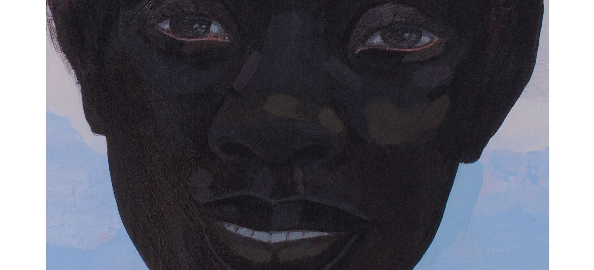 A painting by Kerry James Marshall, titled Untitled (Morning), dated 2018.