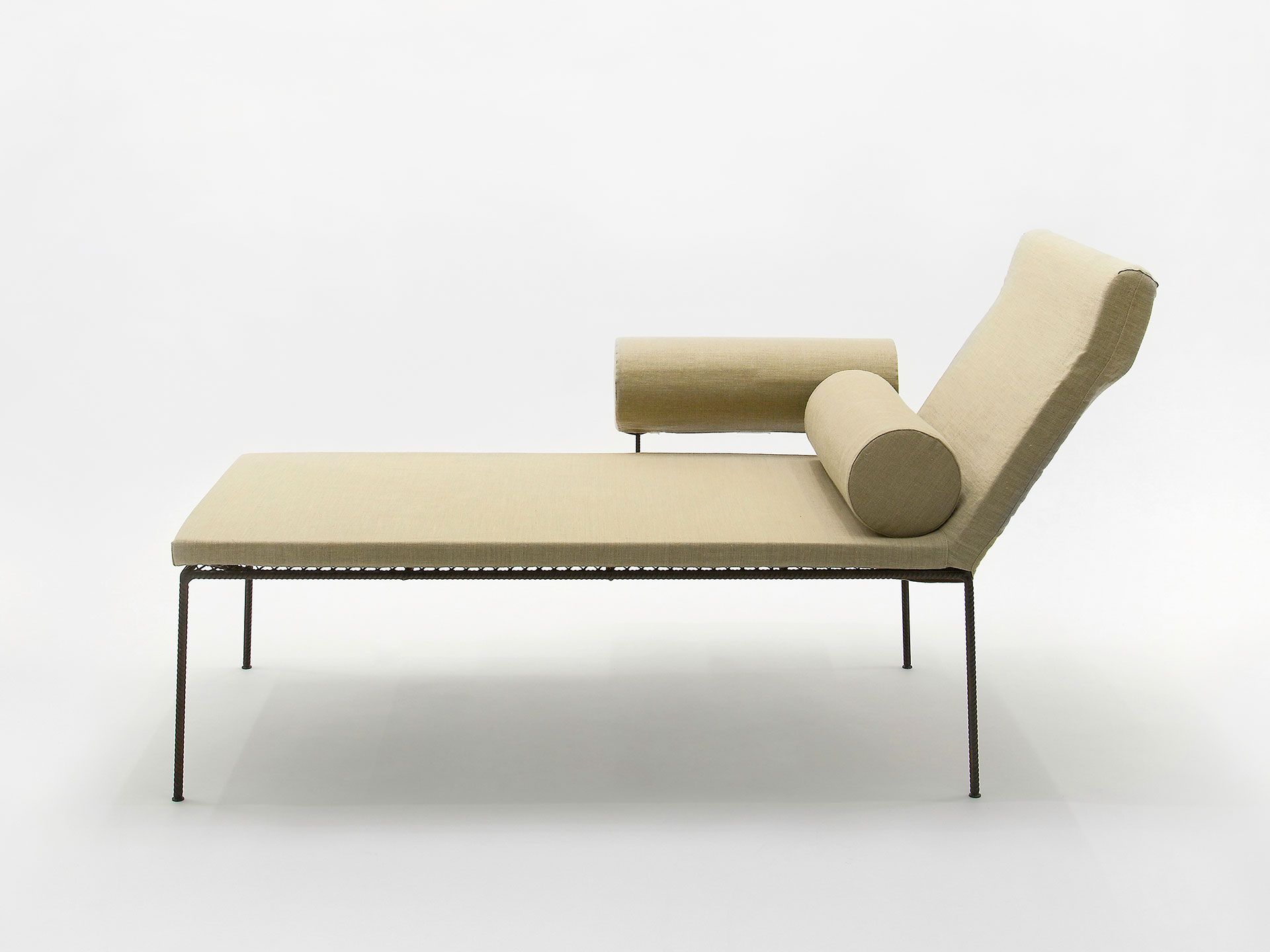 A furniture work by Franz West, titled Chaiselognue (Chaise Longue), dated 1992/2015