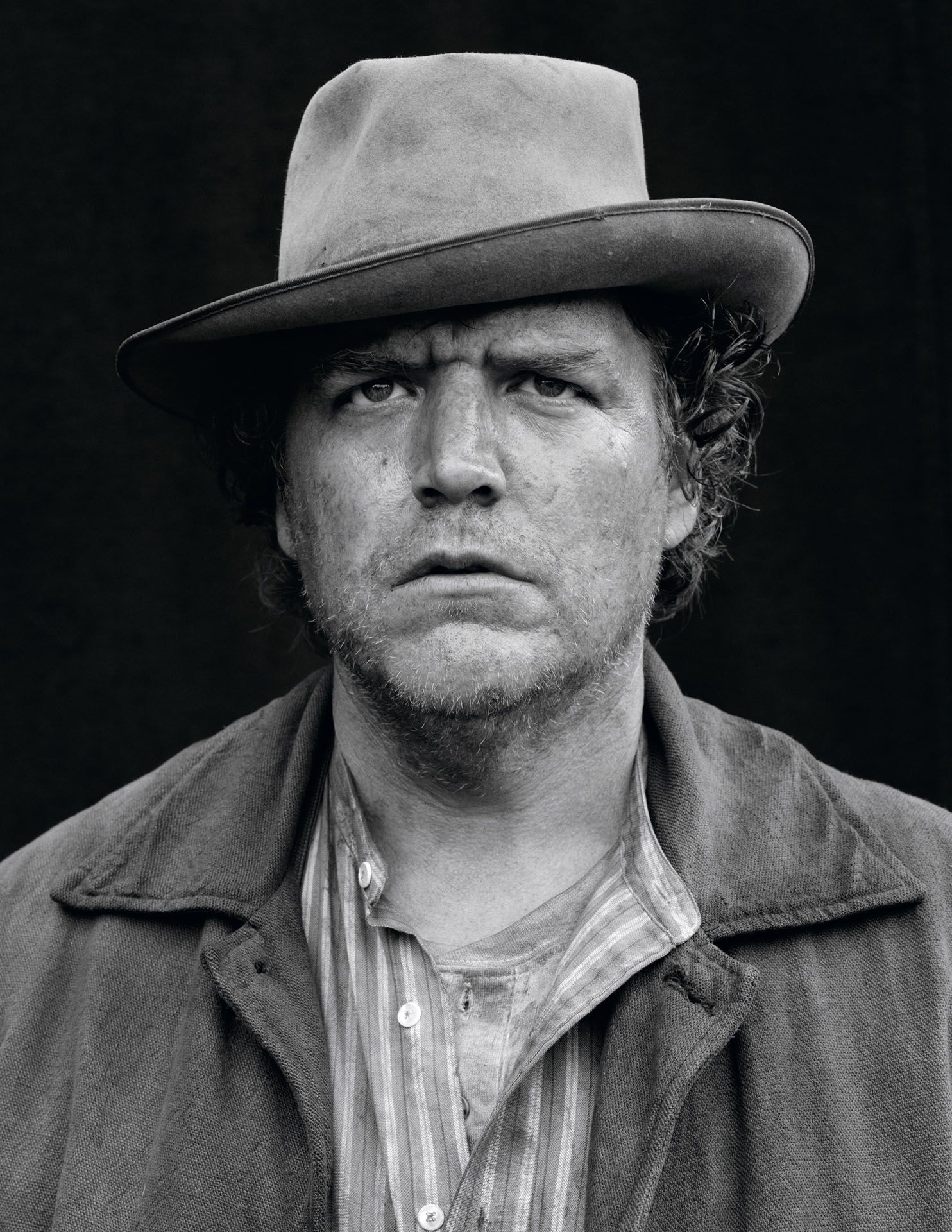 Detail from a series of photographs by Stan Douglas, titled Klatsassin Portraits, dated 2006. 