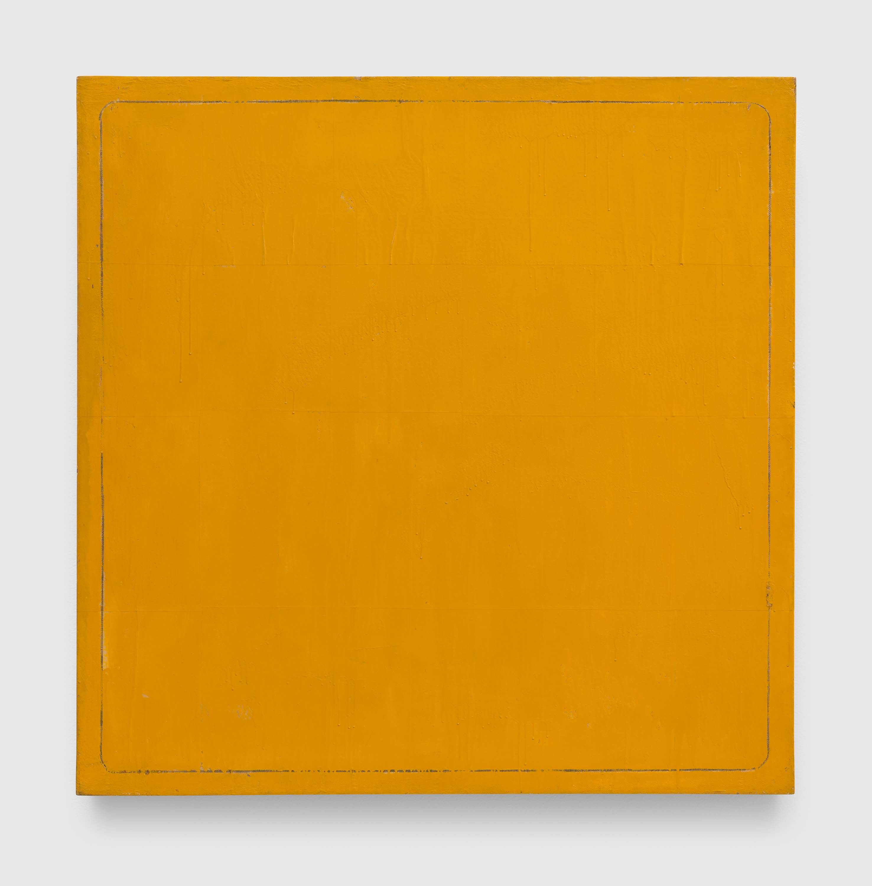A painting by Mario Schifano, titled Da capo, dated 1961.