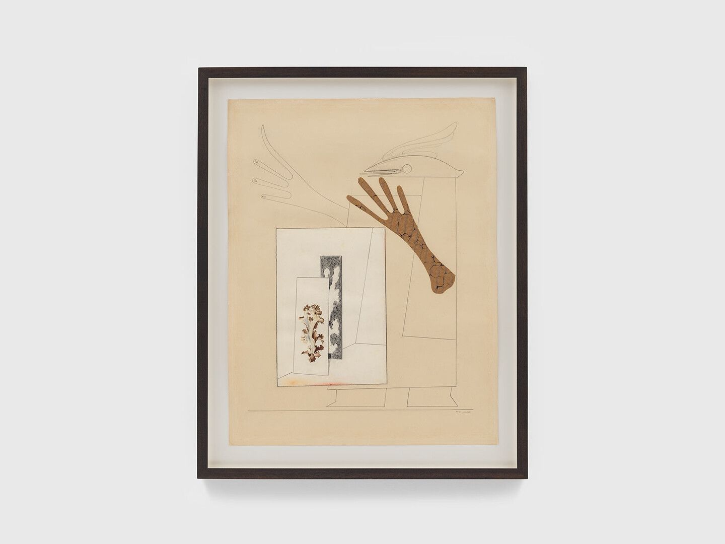 A drawing by Max Ernst, titled Loplop pr√©sente, translated as Loplop Presents, dated 1931.