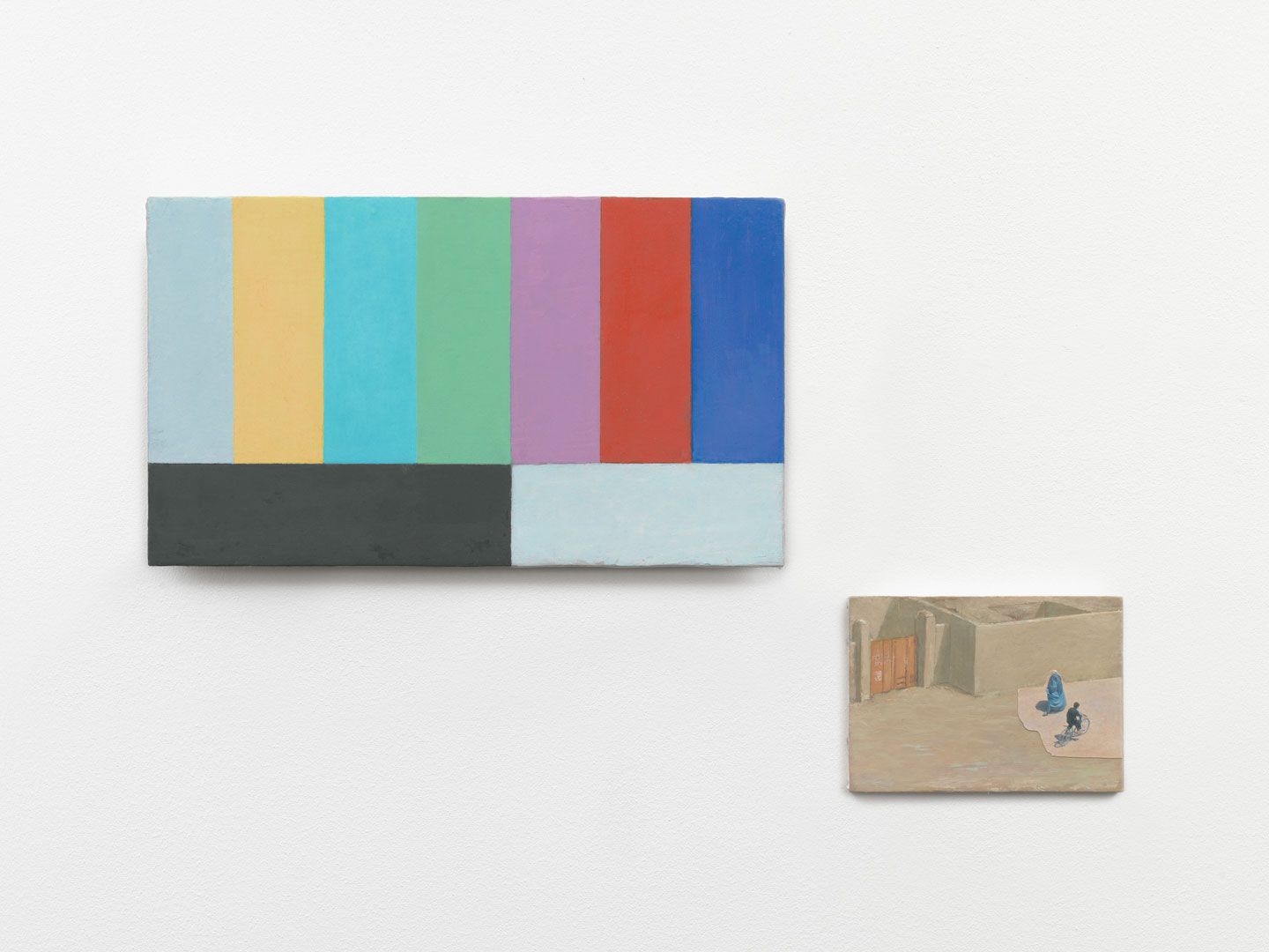 A painting by Francis Alÿs, titled Untitled, dated 2011-12