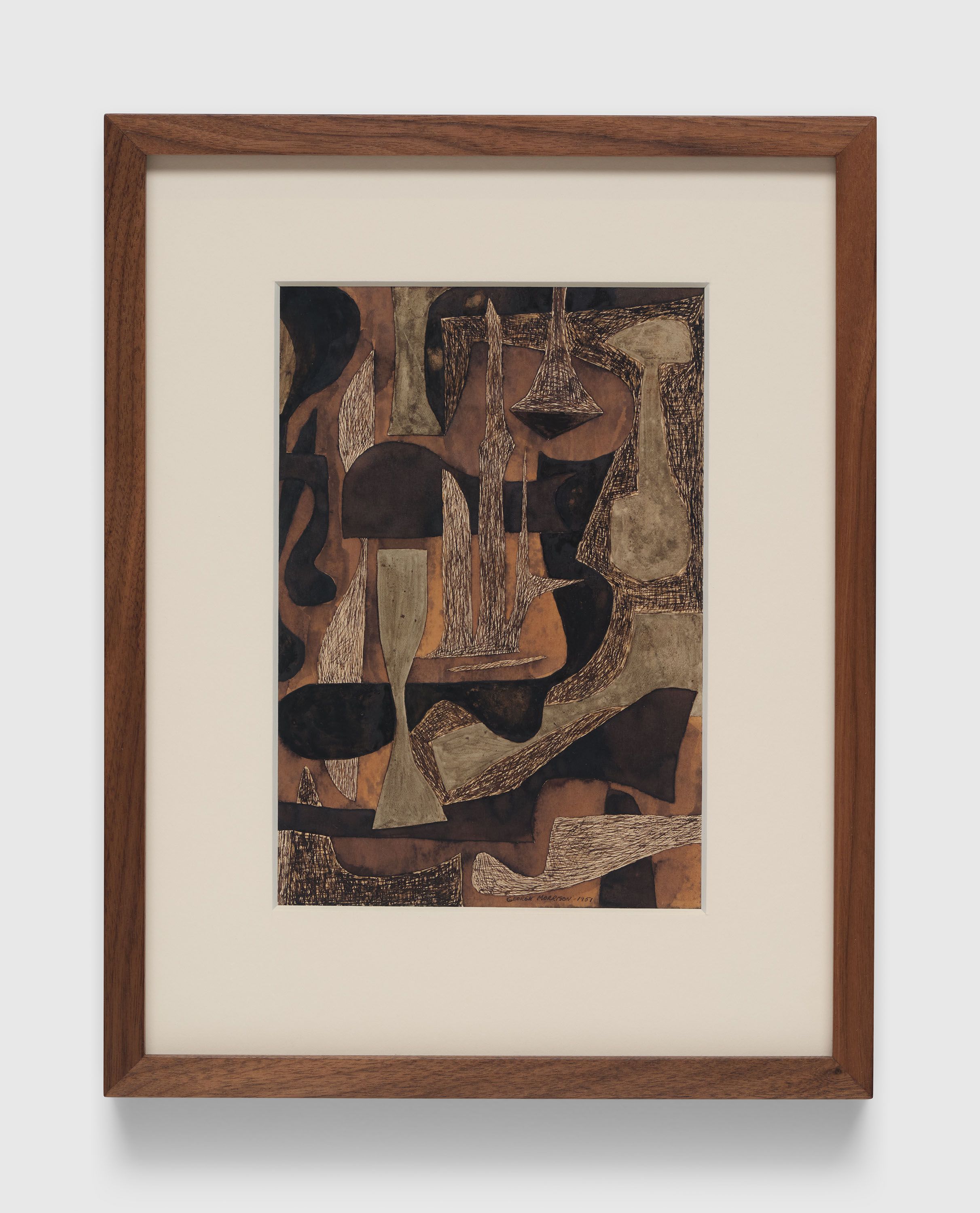 George Morrison: Untitled: Abstract Drawing, 1951 | David Zwirner