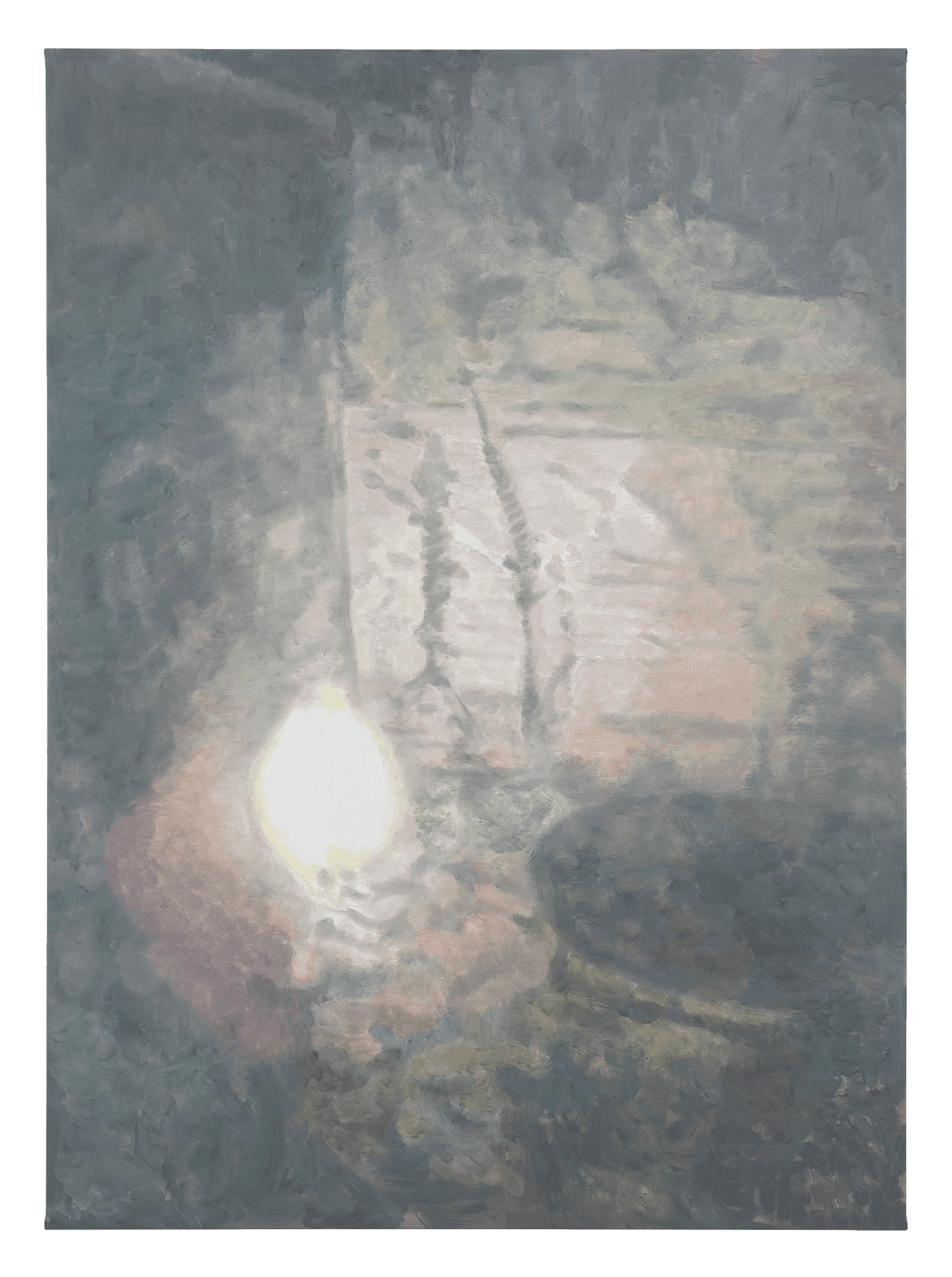 A painting by Luc Tuymans, titled 11 PM, dated 2011.