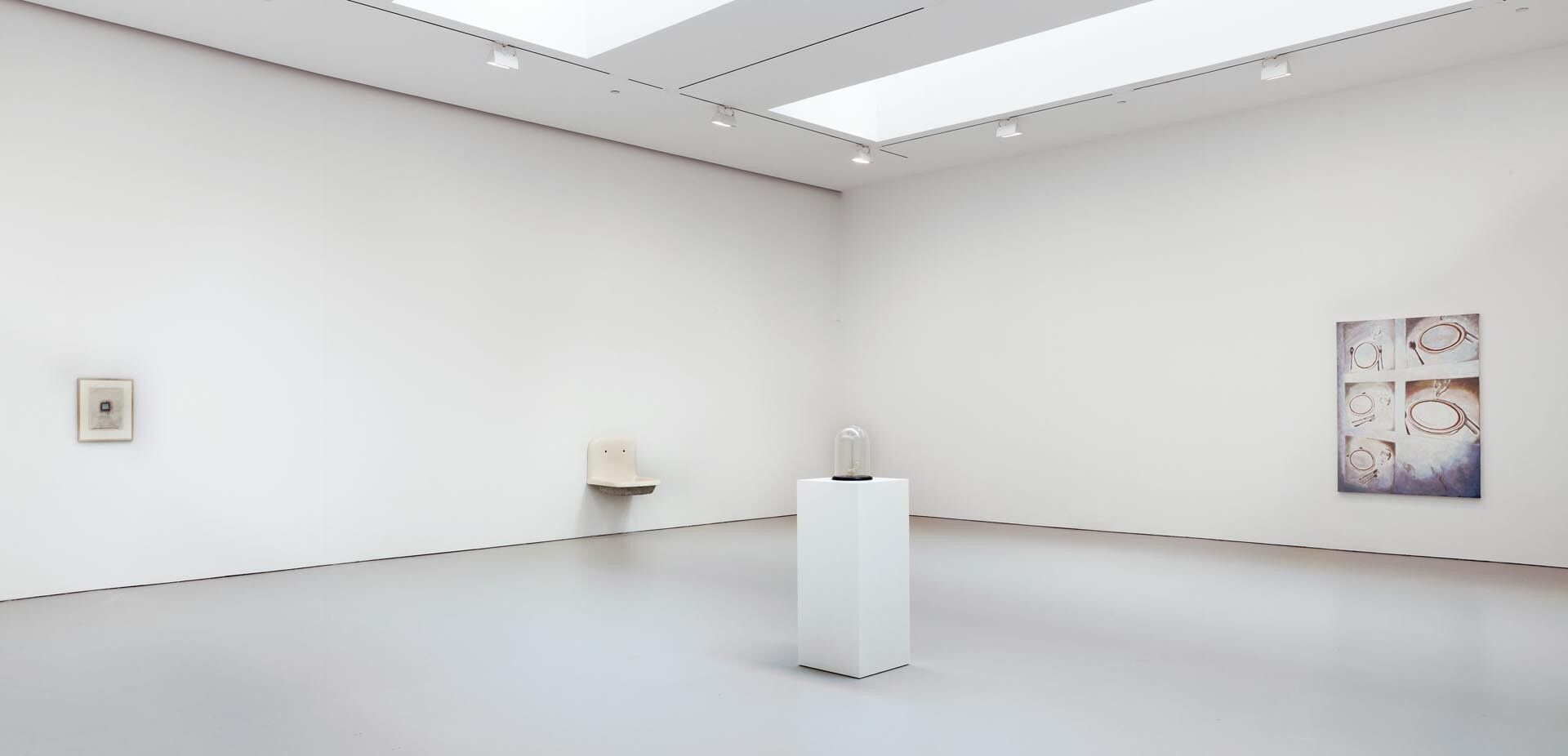 Installation view of the exhibition The House Without the Door at David Zwirner in New York, dated 2011.
