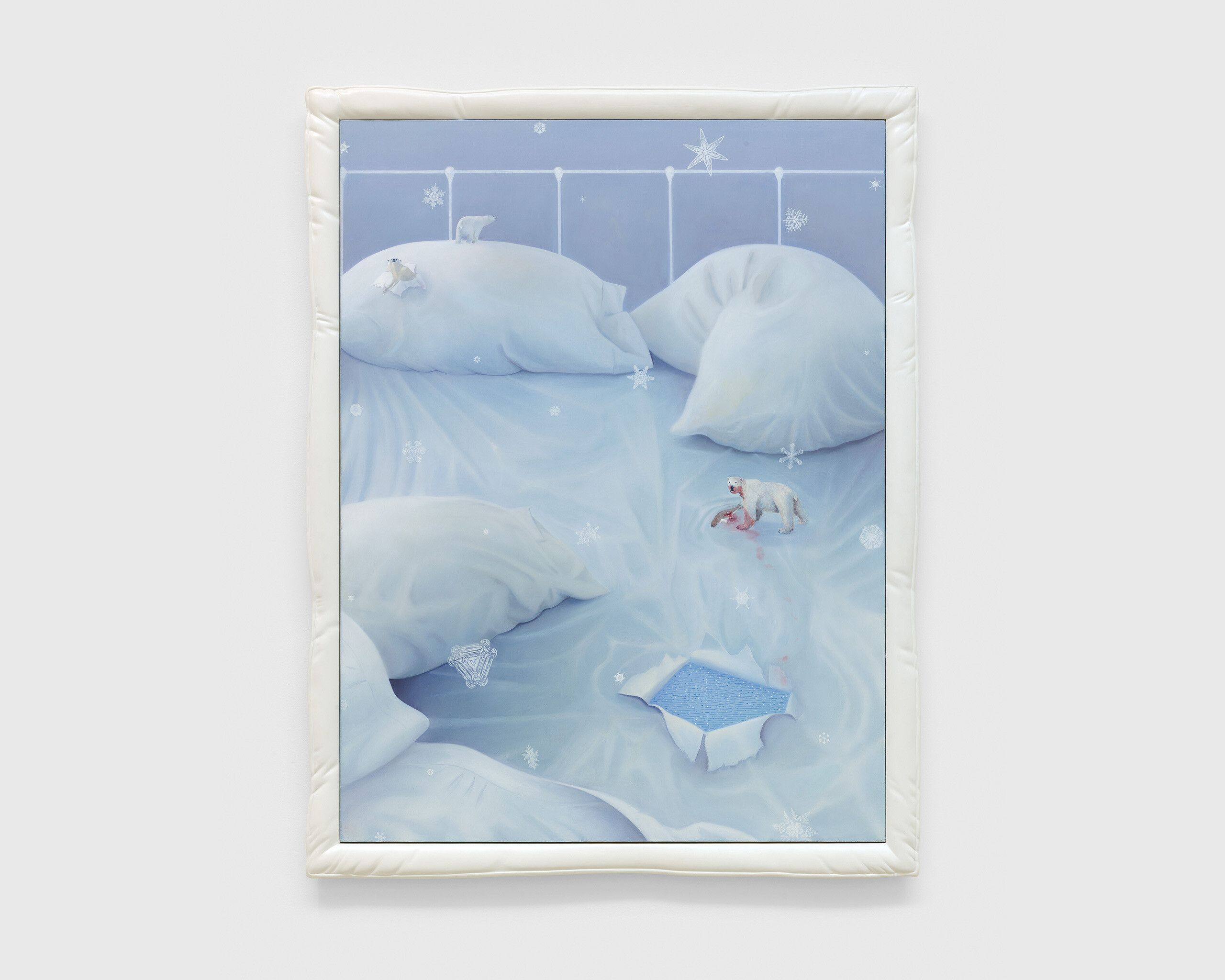 A painting by Frank Moore, titled Lullaby II, dated 1997