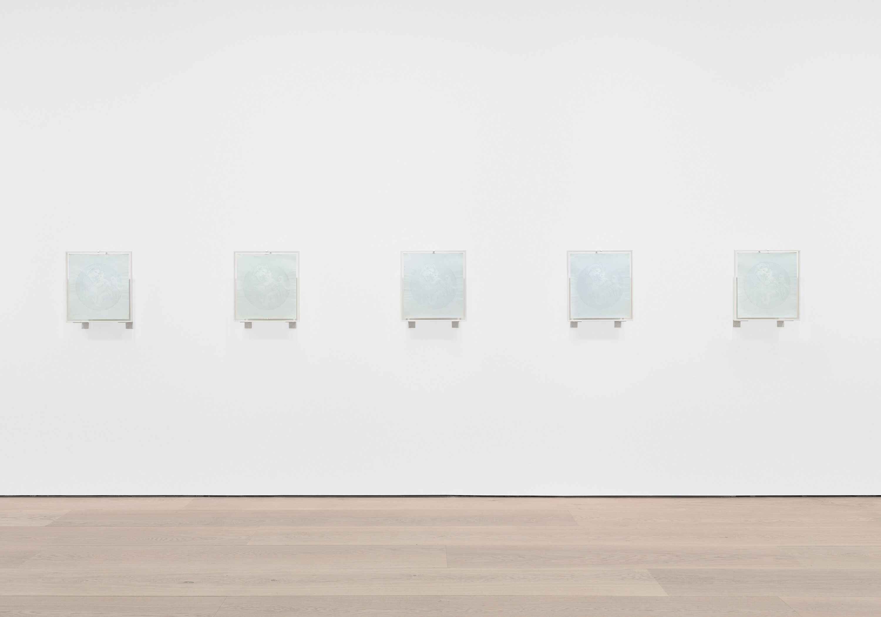 A painting by Robert Ryman, titled The Watermark Series, dated 1968.