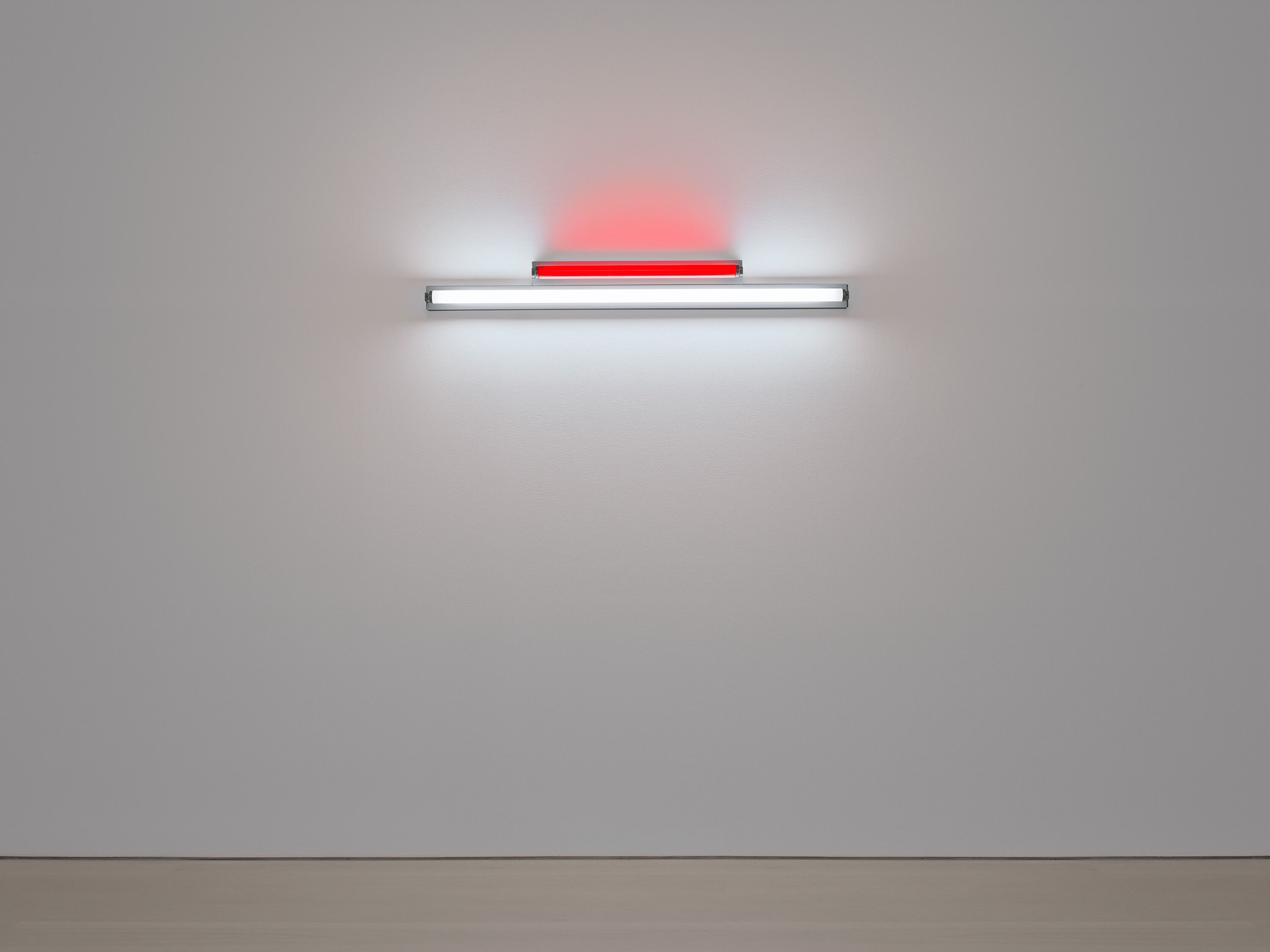 A sculpture by Dan Flavin, called untitled, dated 1976.