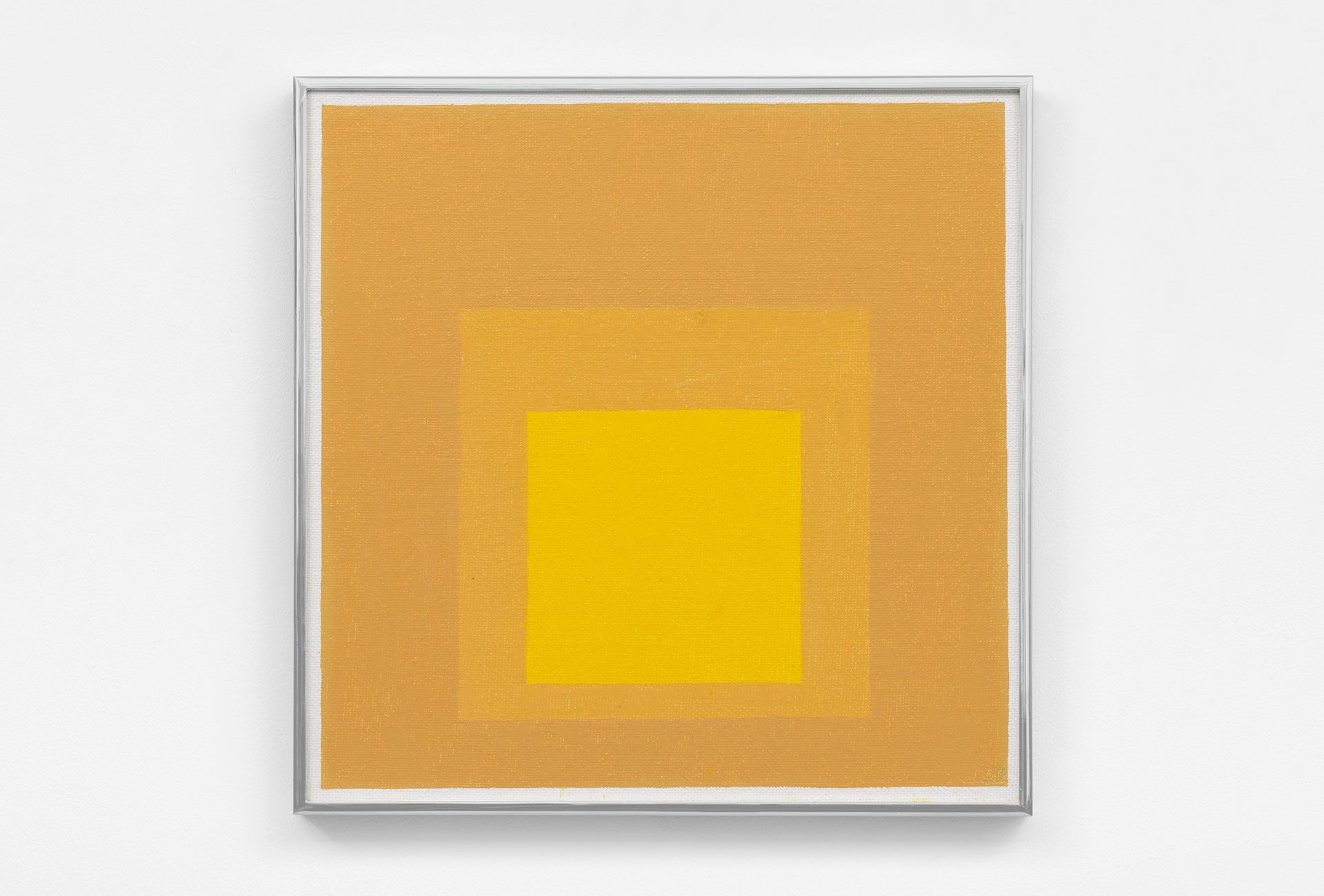 A painting by Josef Albers titled Study for Homage to the Square [Autumn], dated 1966.