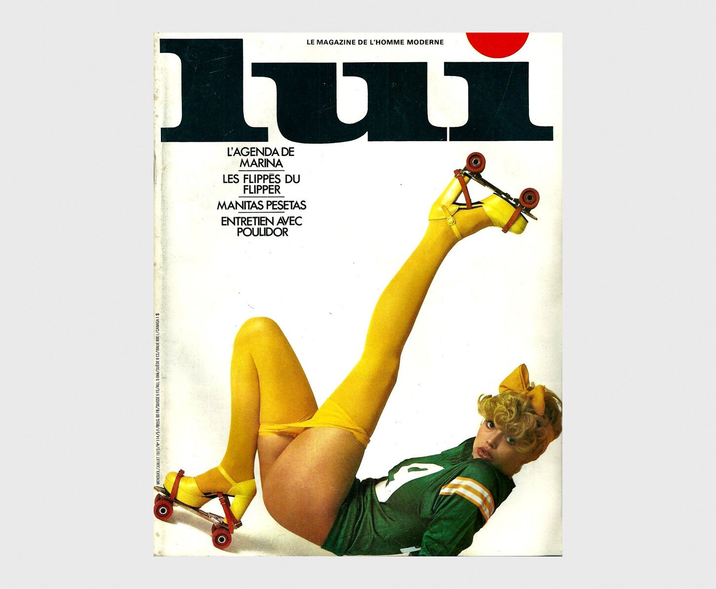 An image of the Cover of the July 1973 issue of Lui Magazine