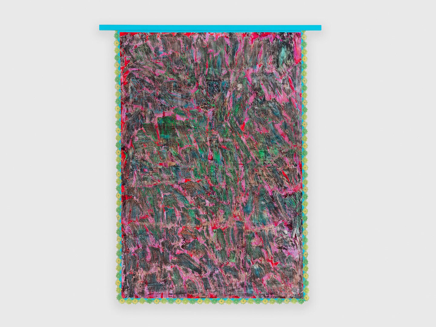 A painting by Lisa Alvarado, titled Traditional Object (Thalweg), dated 2020.