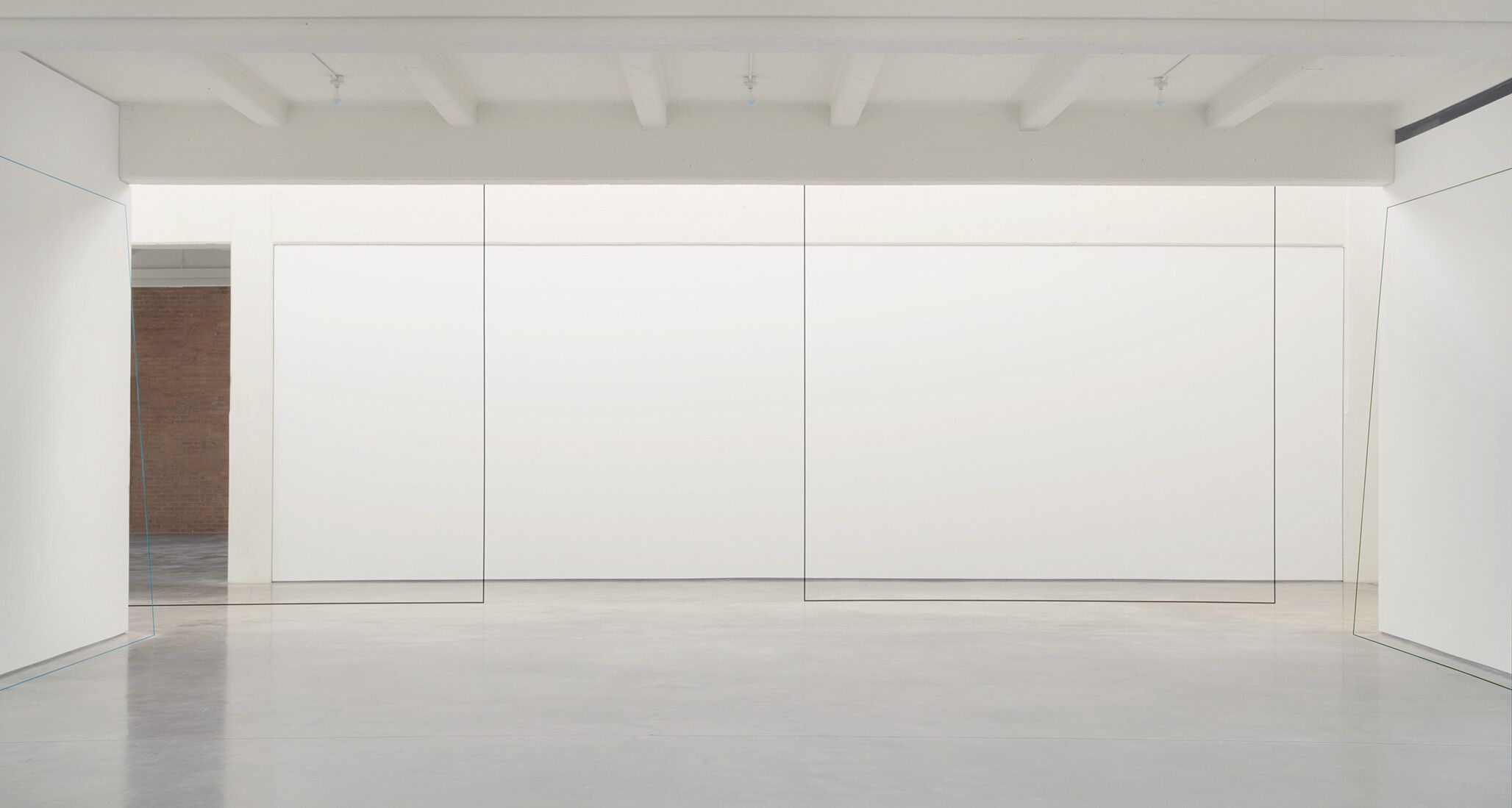 An Installation view, Fred Sandback, Dia Beacon, on long-term view