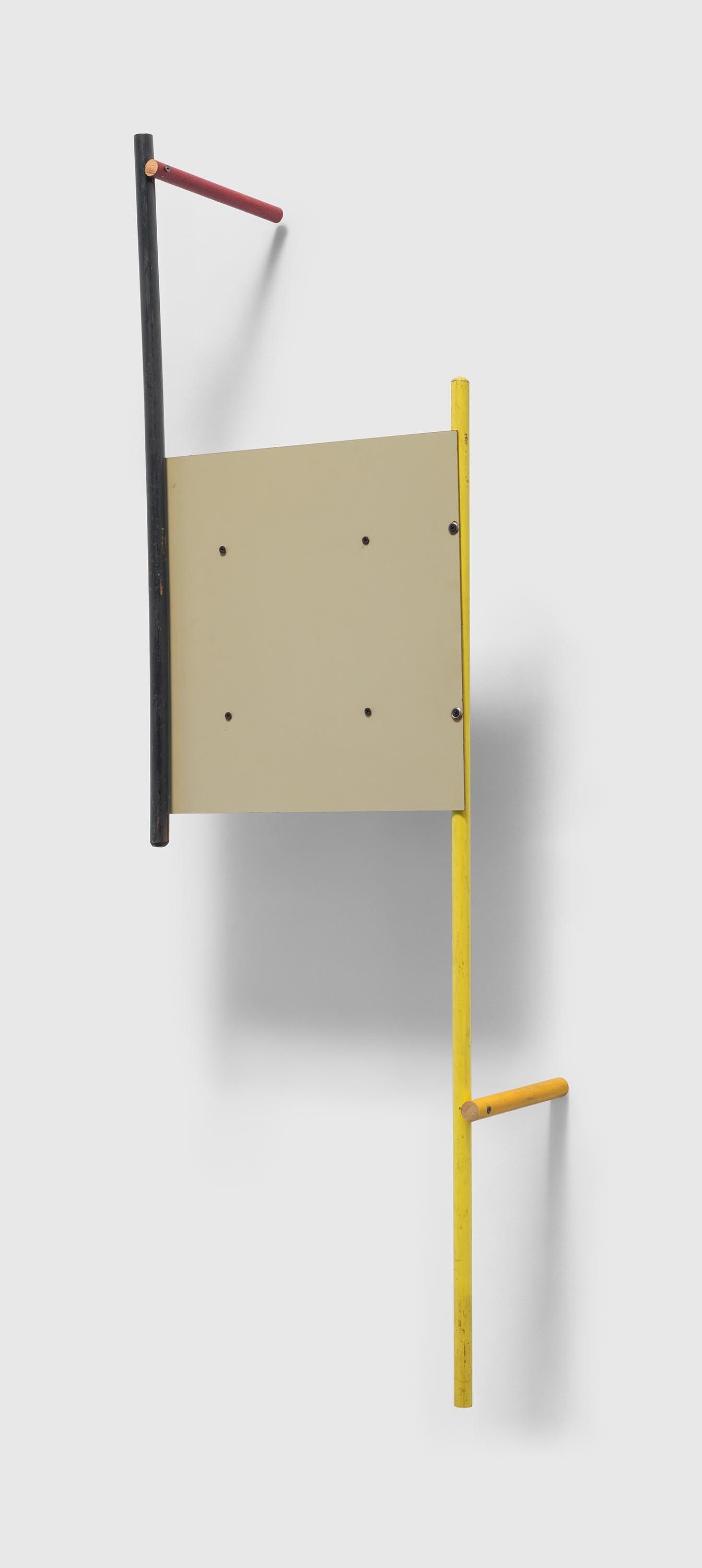 A sculpture by Al Taylor, called Untitled: (Mule-Head), dated in 1987 and 1988.