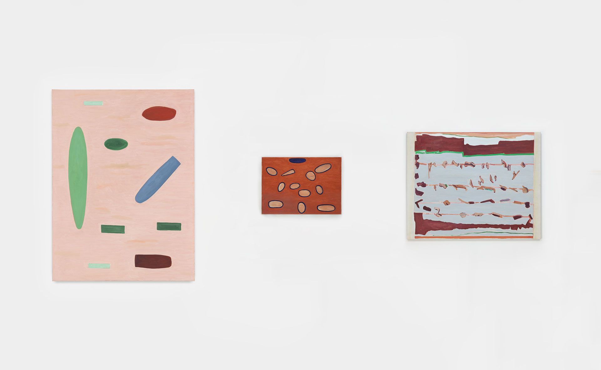 A rendering featuring artworks by Raoul De Keyser