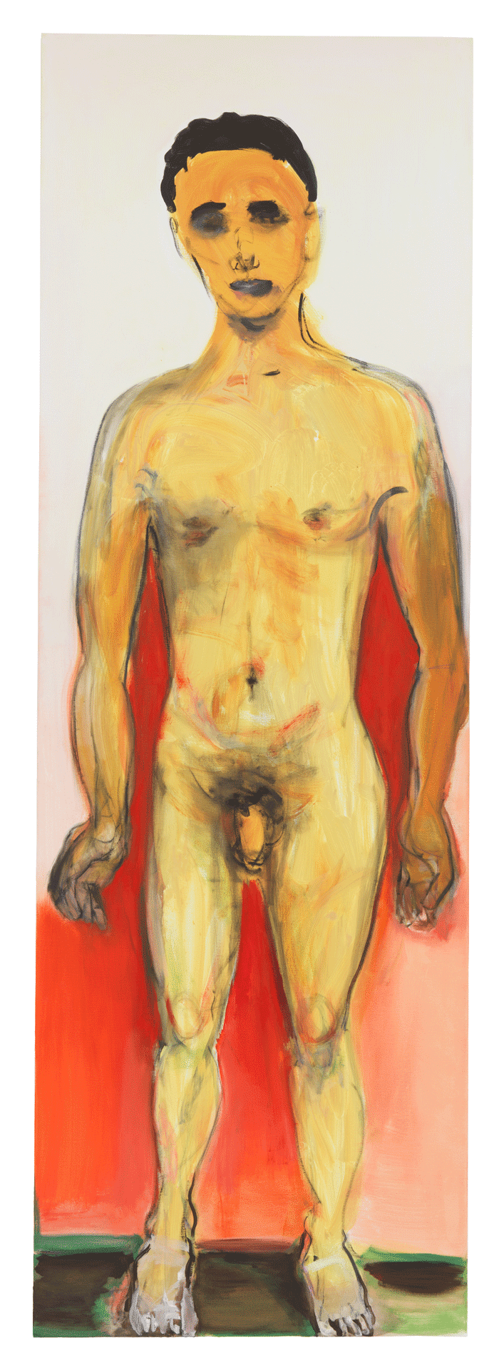 A painting by Marlene Dumas, titled Adonis, dated 2017.