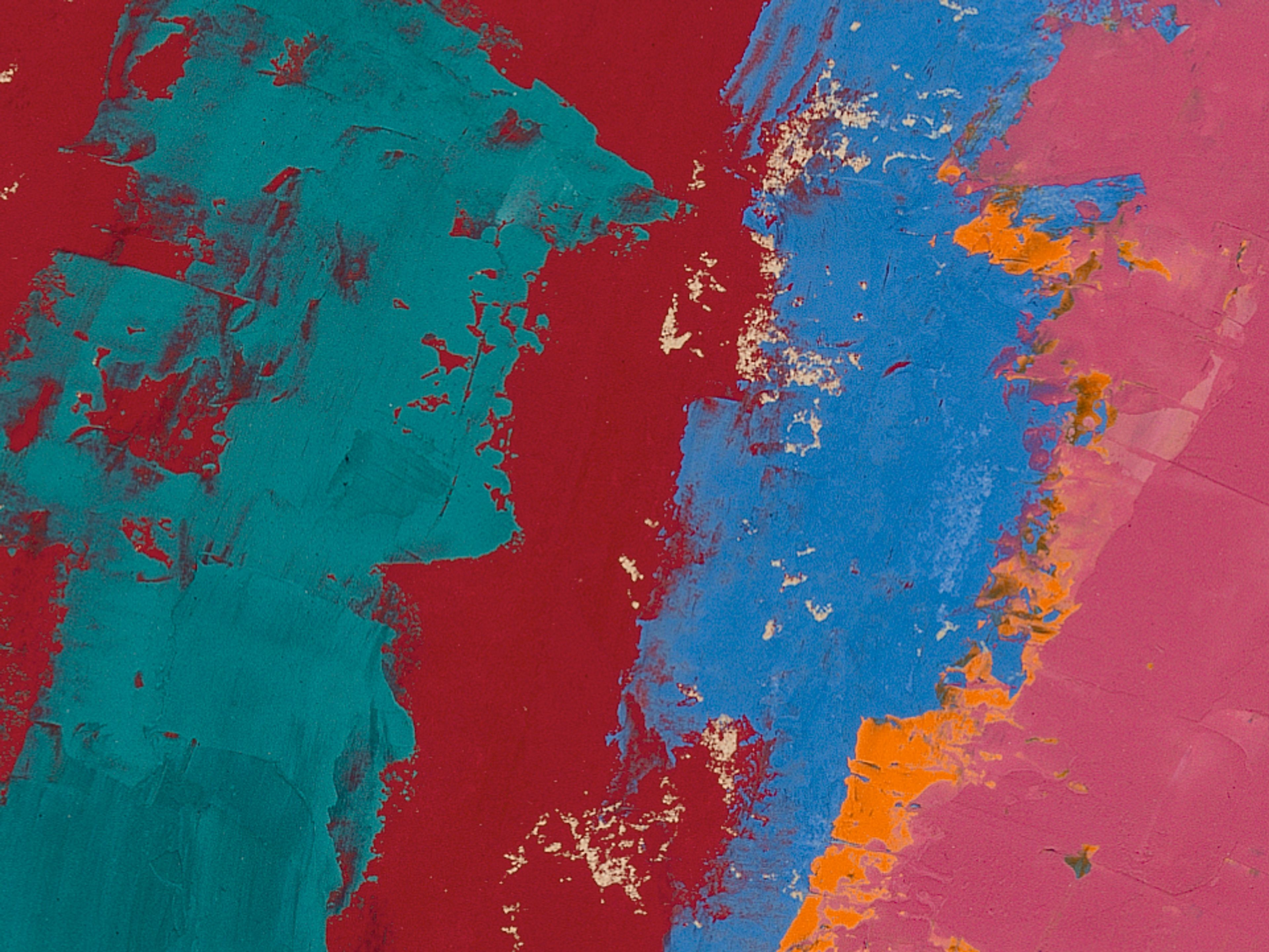 A detail from a drawing by Josef Albers, titled Study for Untitled Abstraction (Painting on Victrola Gramophone Cover), circa 1940.